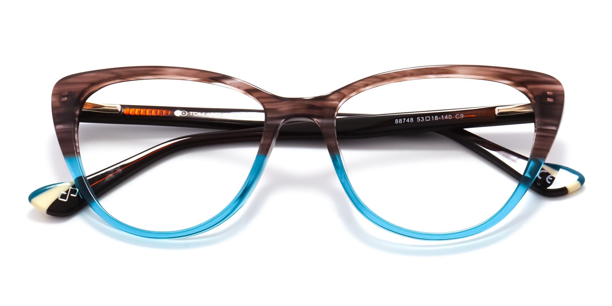 dual tone cateye glasses-1