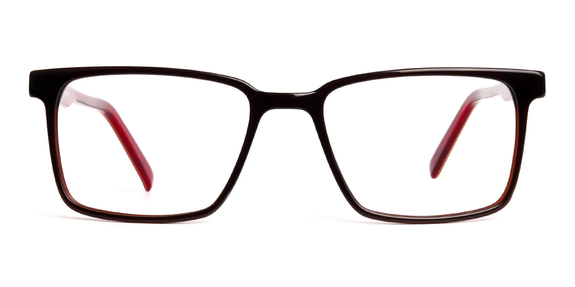 dark brown Rectangular full rim Glasses frames-2