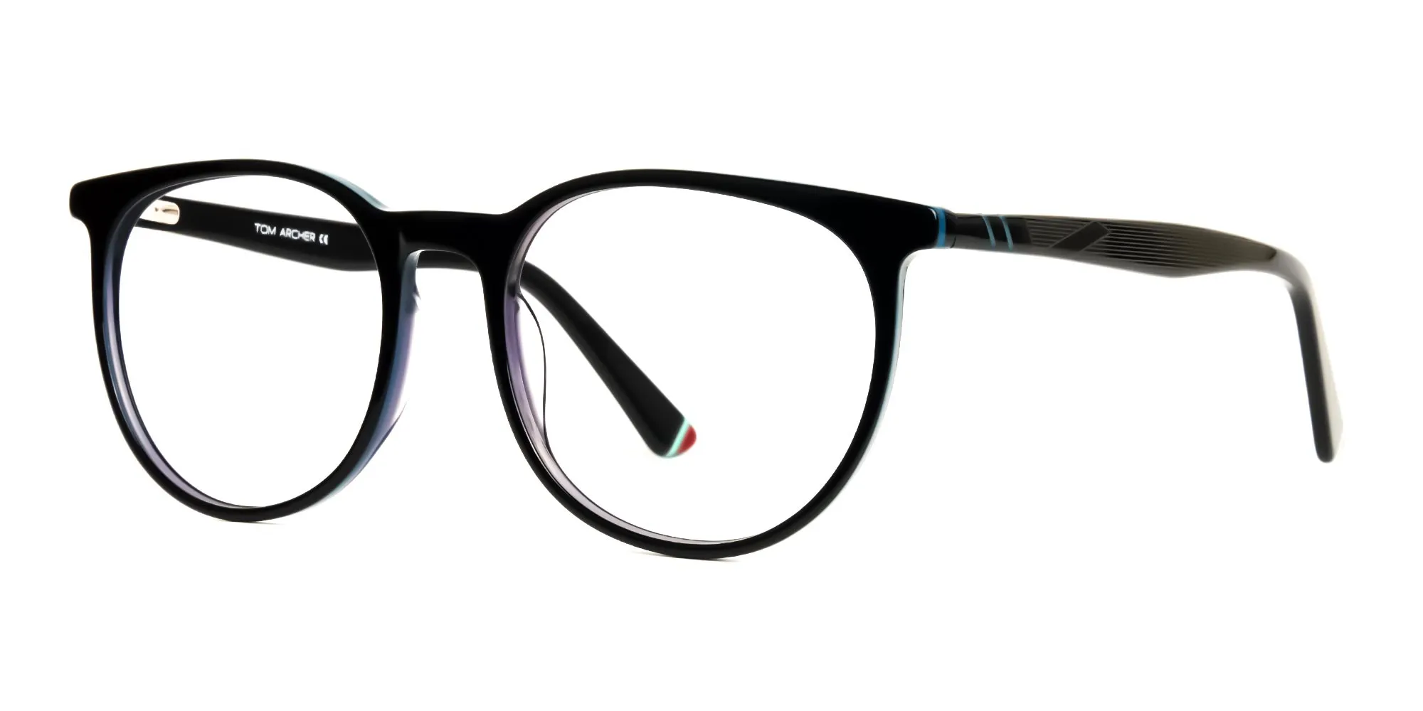 black-and-teal-round-glasses-frames-2