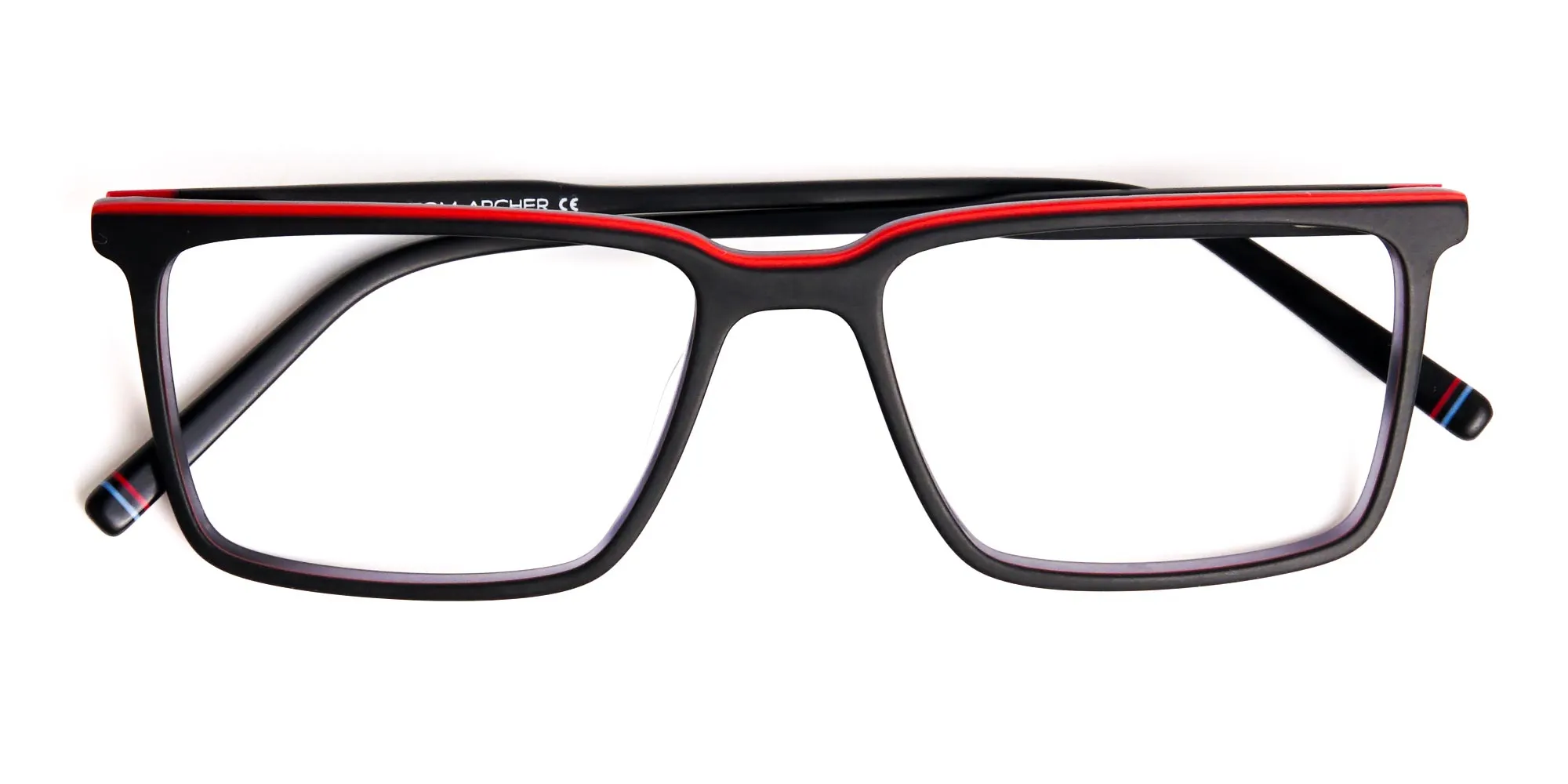 black and red rectangular glasses frames-2