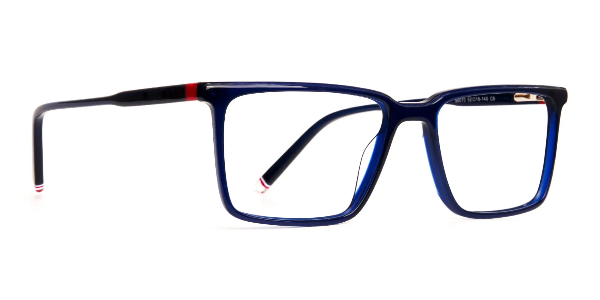 navy blue and red rectangular glasses frames-2