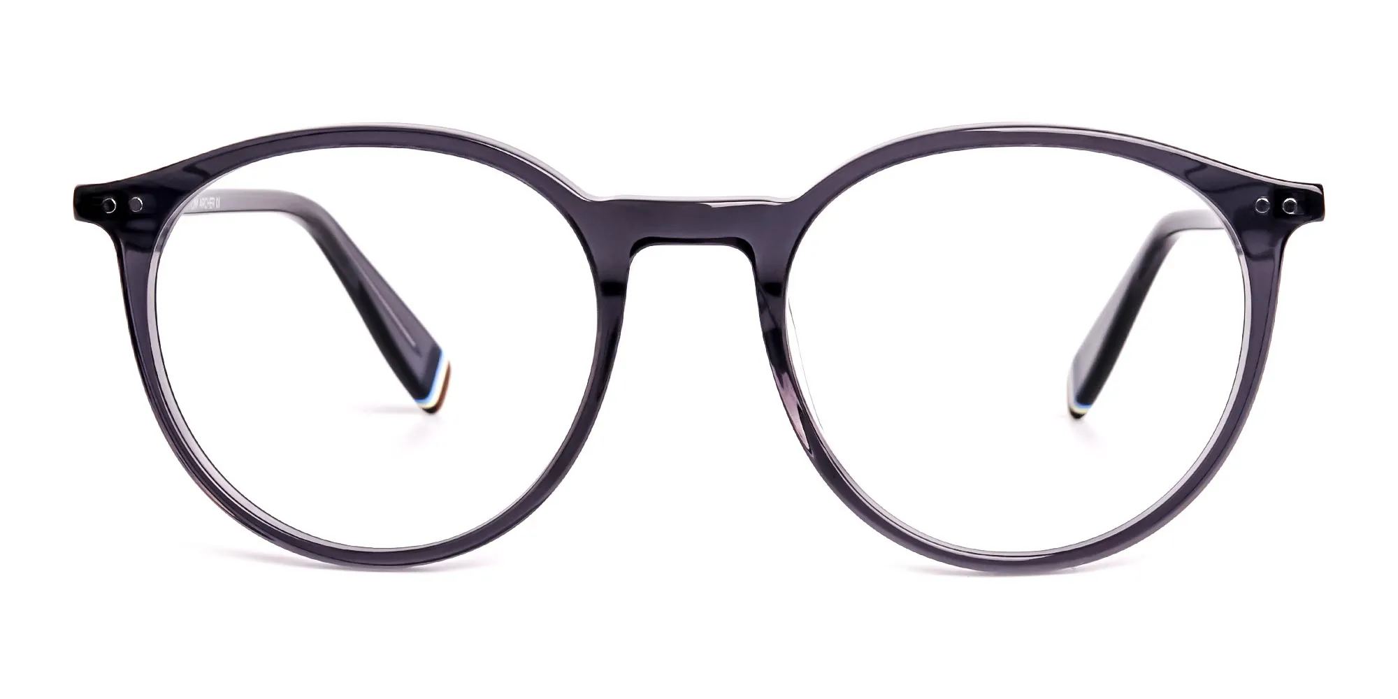 Mens black round outlet glasses