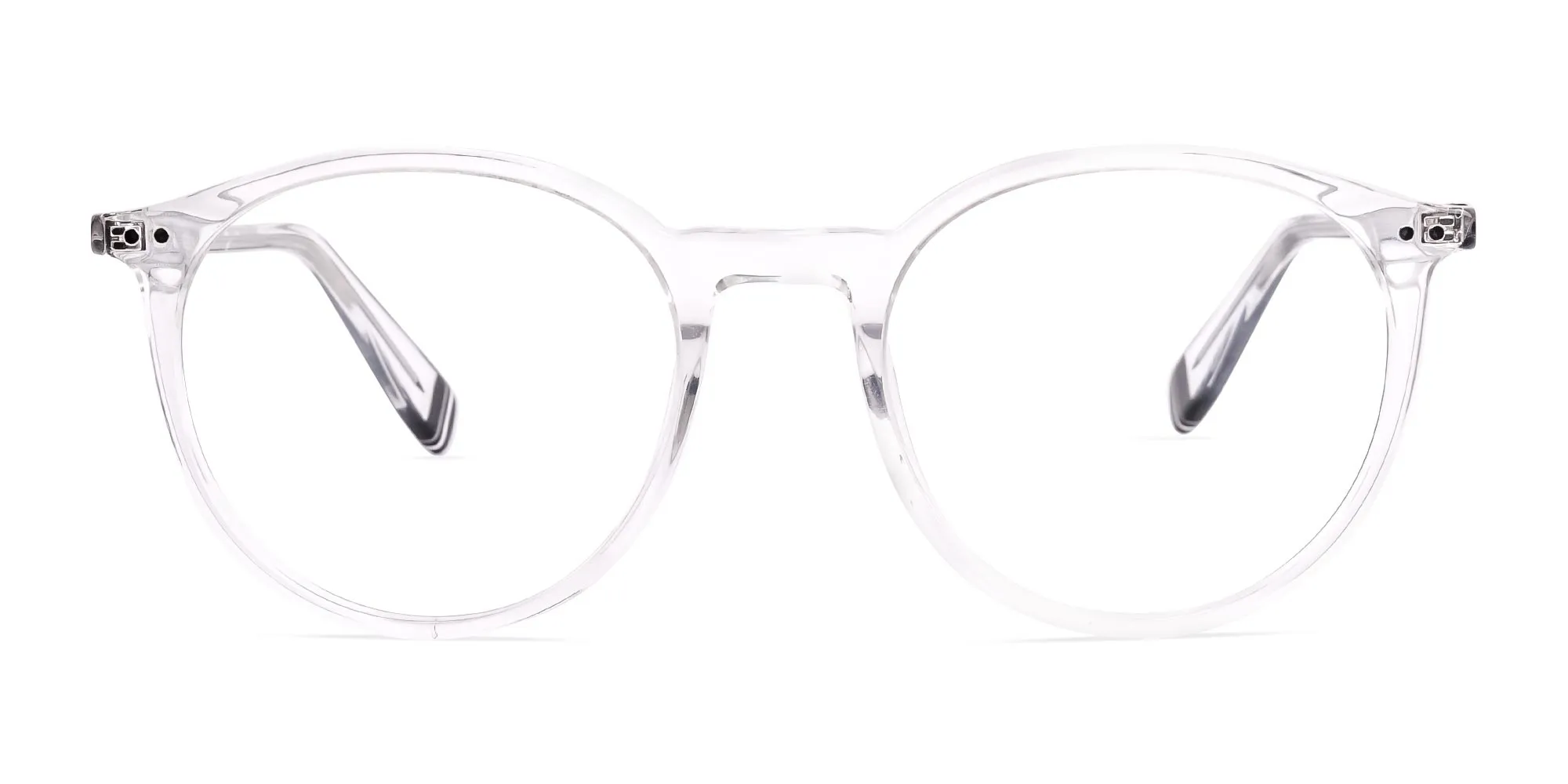 transparent round shape glasses-18
