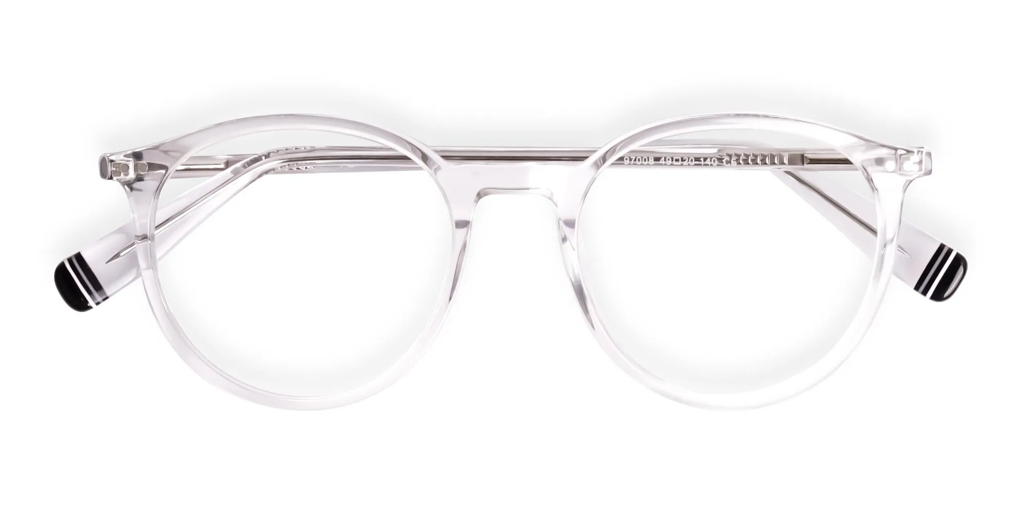 transparent round shape glasses-18
