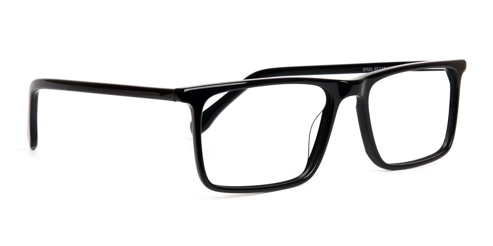 CHESTER 1 - Black and Grey Rectangular Glasses Frames - Specscart.®