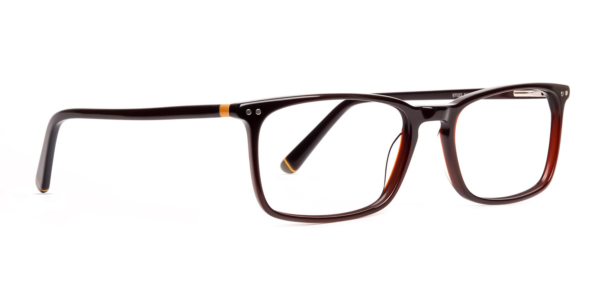 brown glasses rectangular shape frames-1
