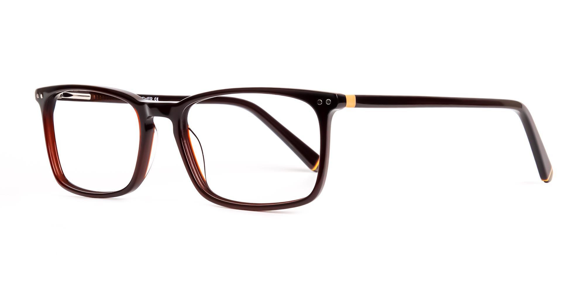 brown glasses rectangular shape frames-1