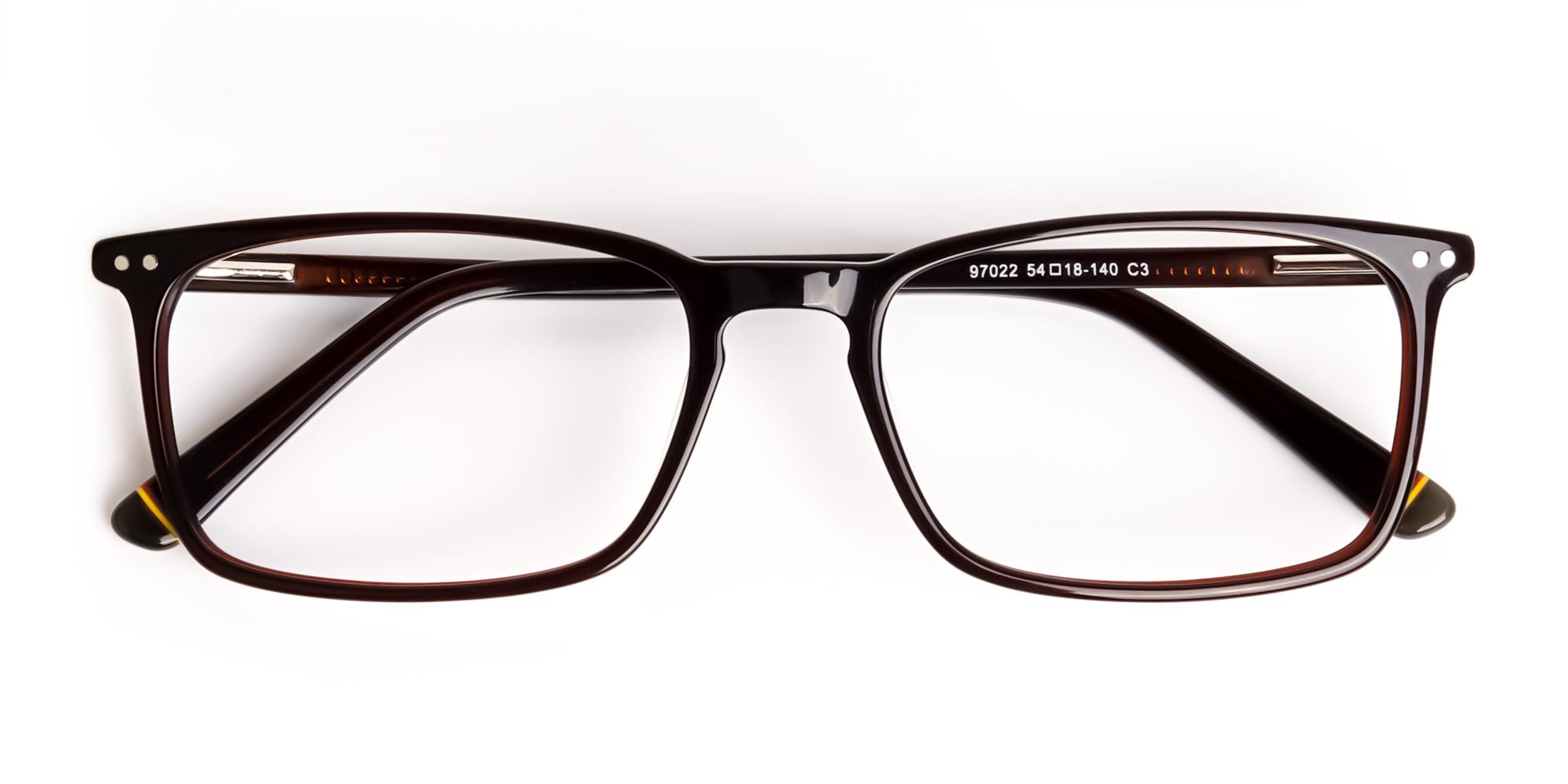 brown glasses rectangular shape frames-1