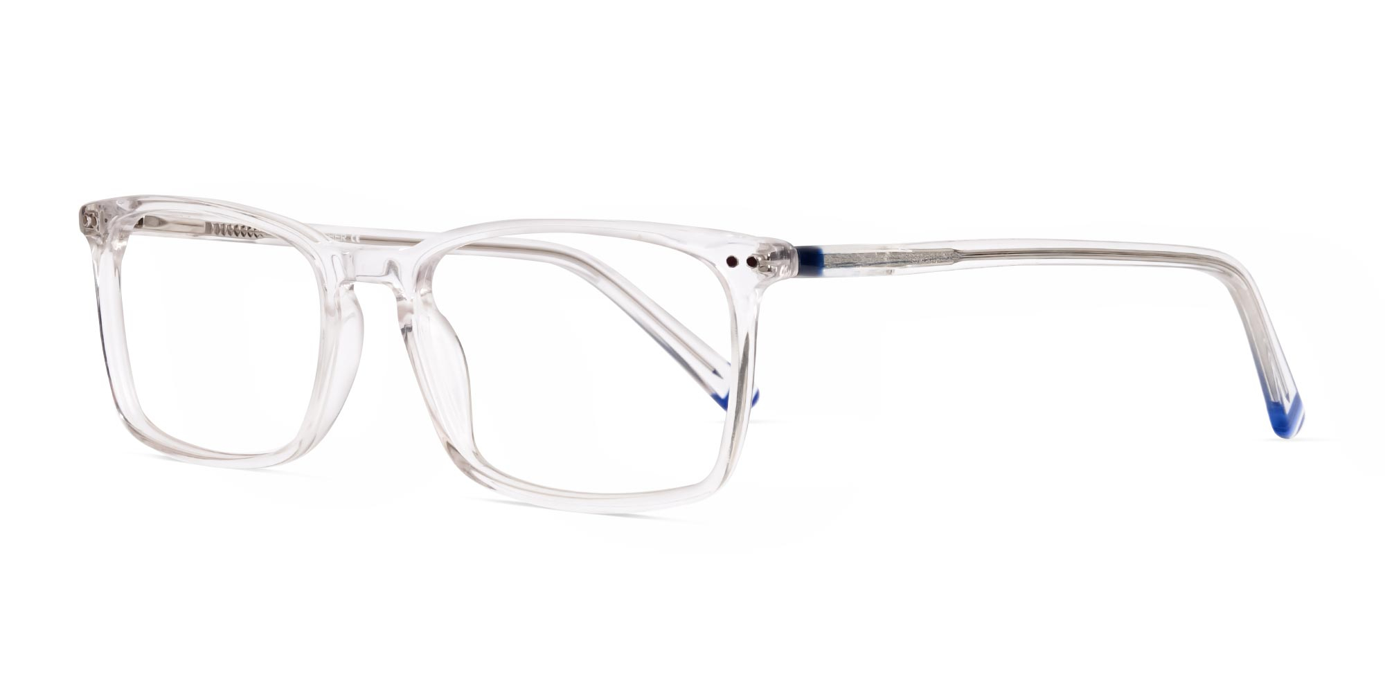 transparent glasses frames rectangular shape frames -1