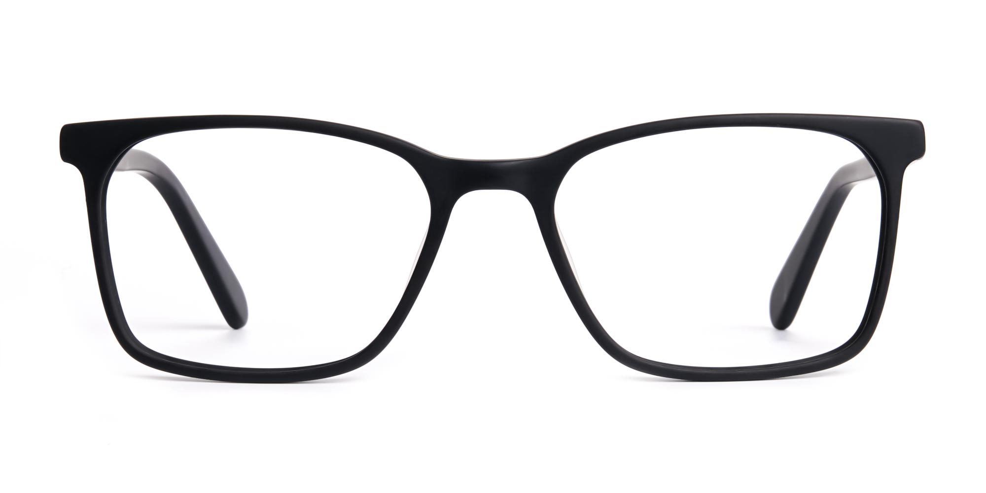 matte grey and red rectangular glasses frames-1