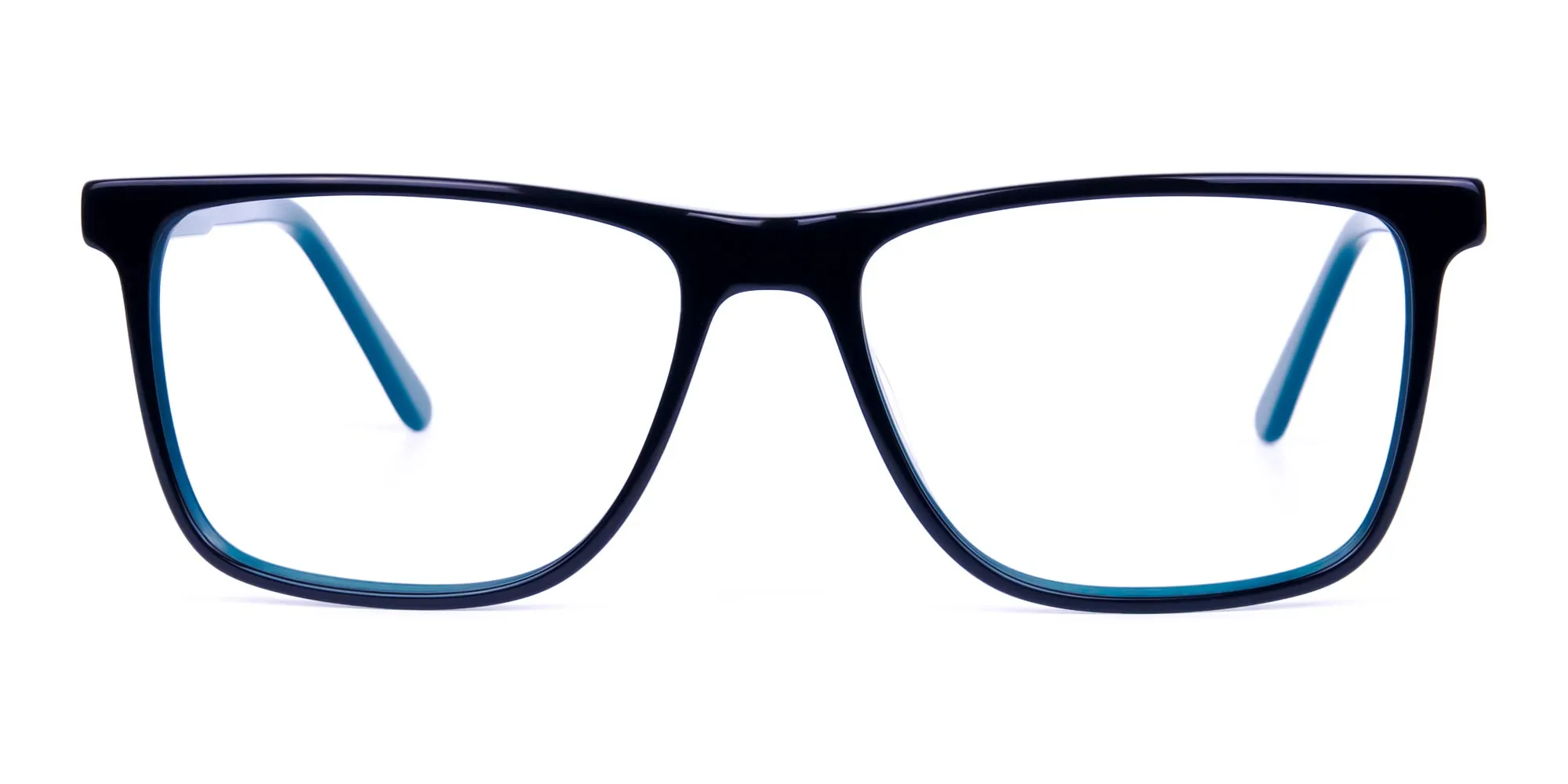 Black Designer Rectangular Glasses Frames-2