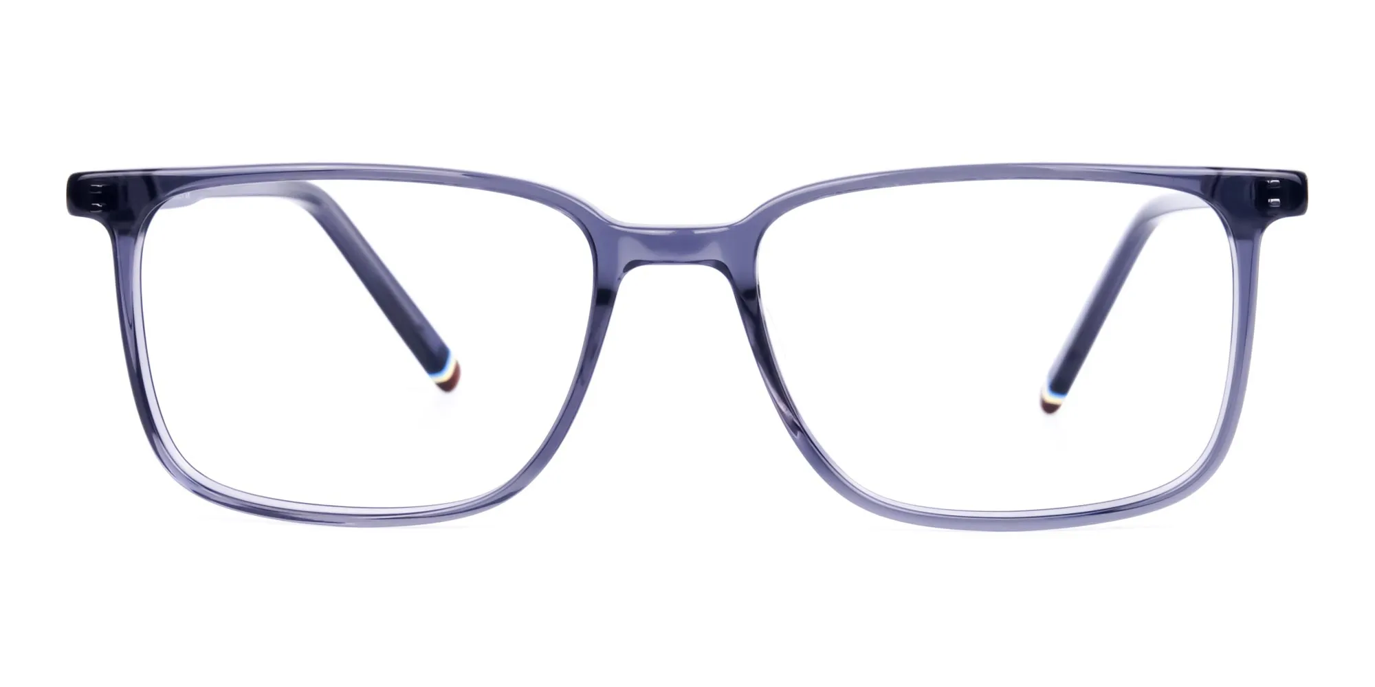 Blue Rimmed Rectangular Glasses-2