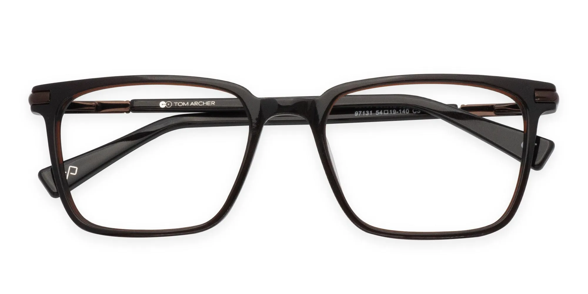 brown square frame glasses-2