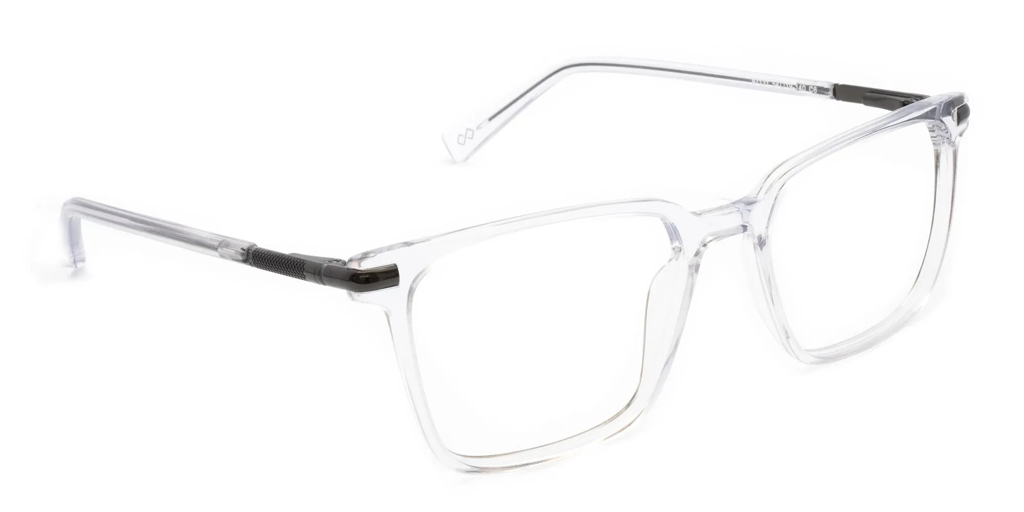 Square Frame Clear Glasses-2