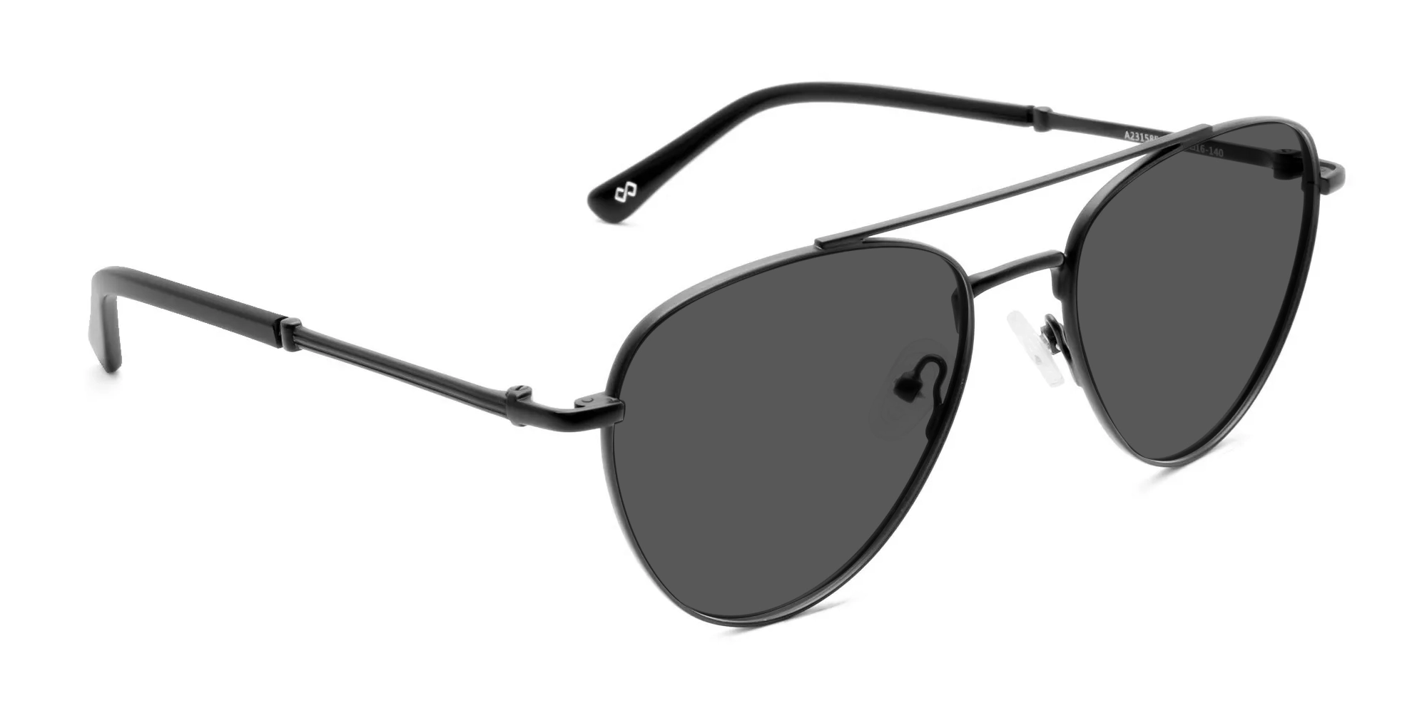 Grey Tint Pilot Sunglasses-1