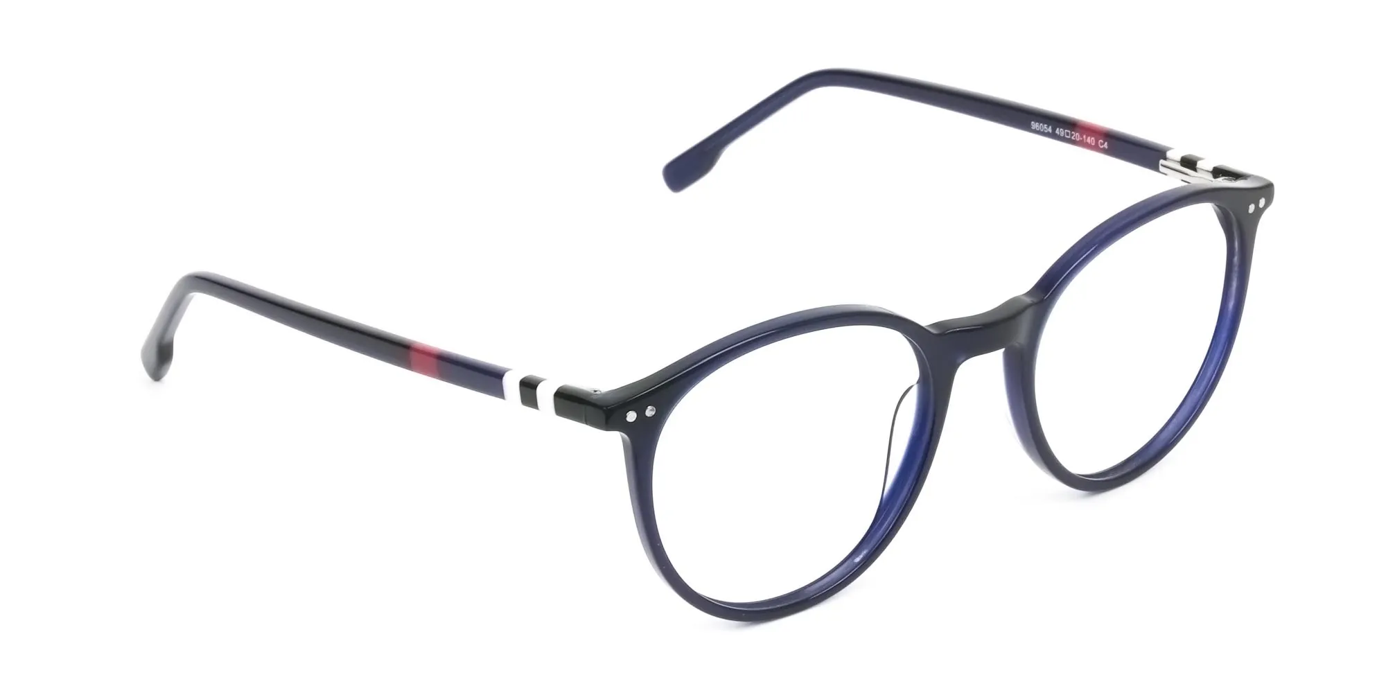 Designer Navy Blue Acetate Eyeglasses  