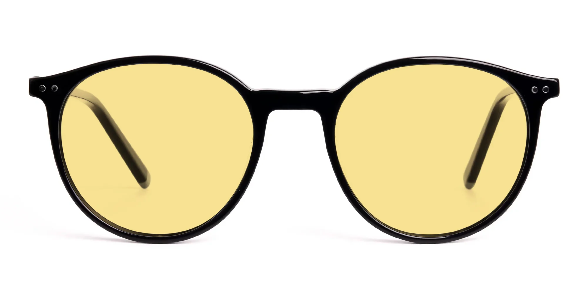 Yellow Circle Sunglasses-1
