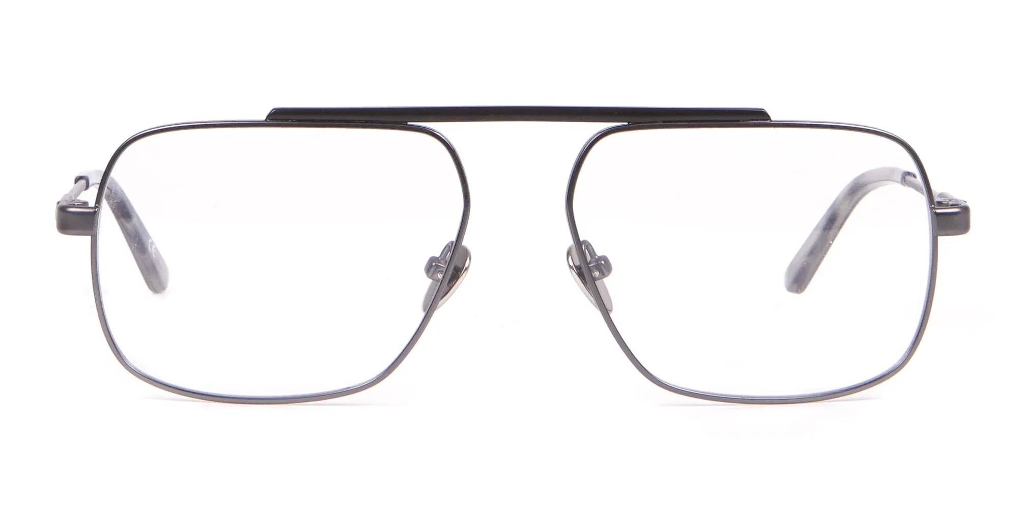 Calvin Klein CK18106 Black & Gun Metal Glasses Rectangular-2