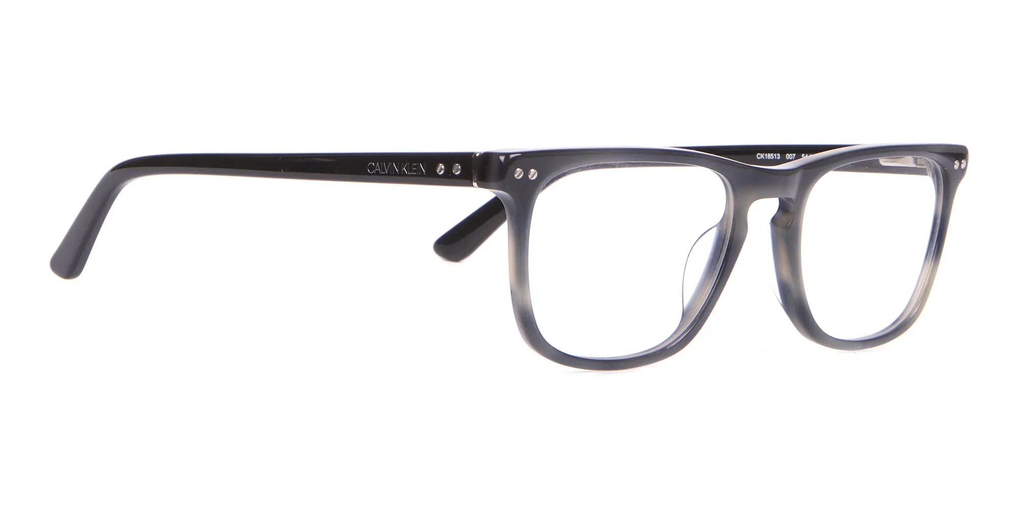 Calvin Klein CK18513 Rectangular Glasses in Grey Tortoise-2