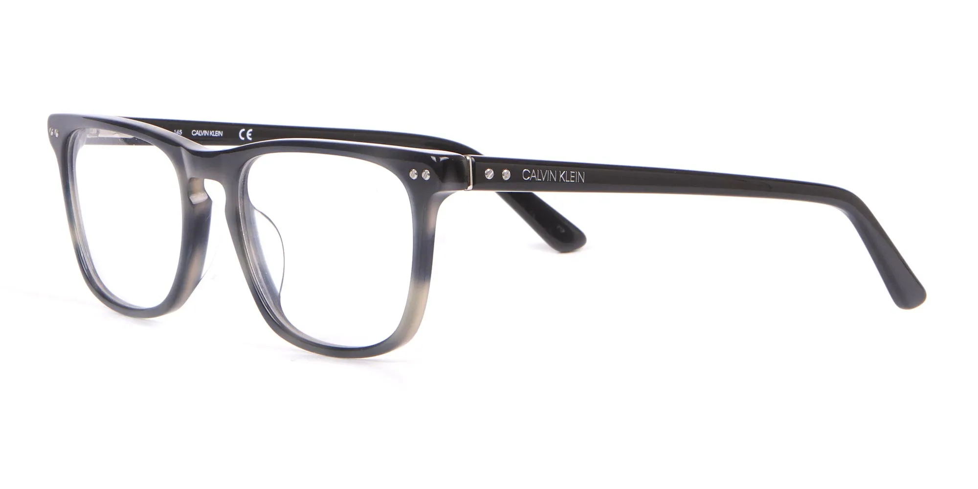 Calvin Klein CK18513 Rectangular Glasses in Grey Tortoise-2