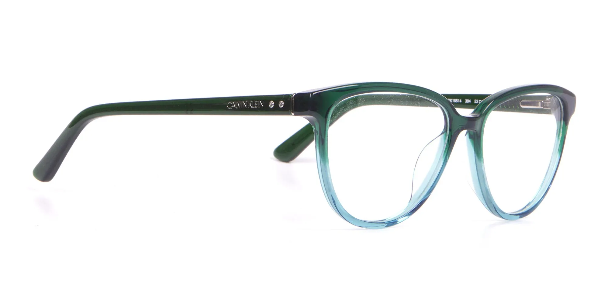 Calvin Klein CK18514 Women Cateye Glasses In Teal Green-2