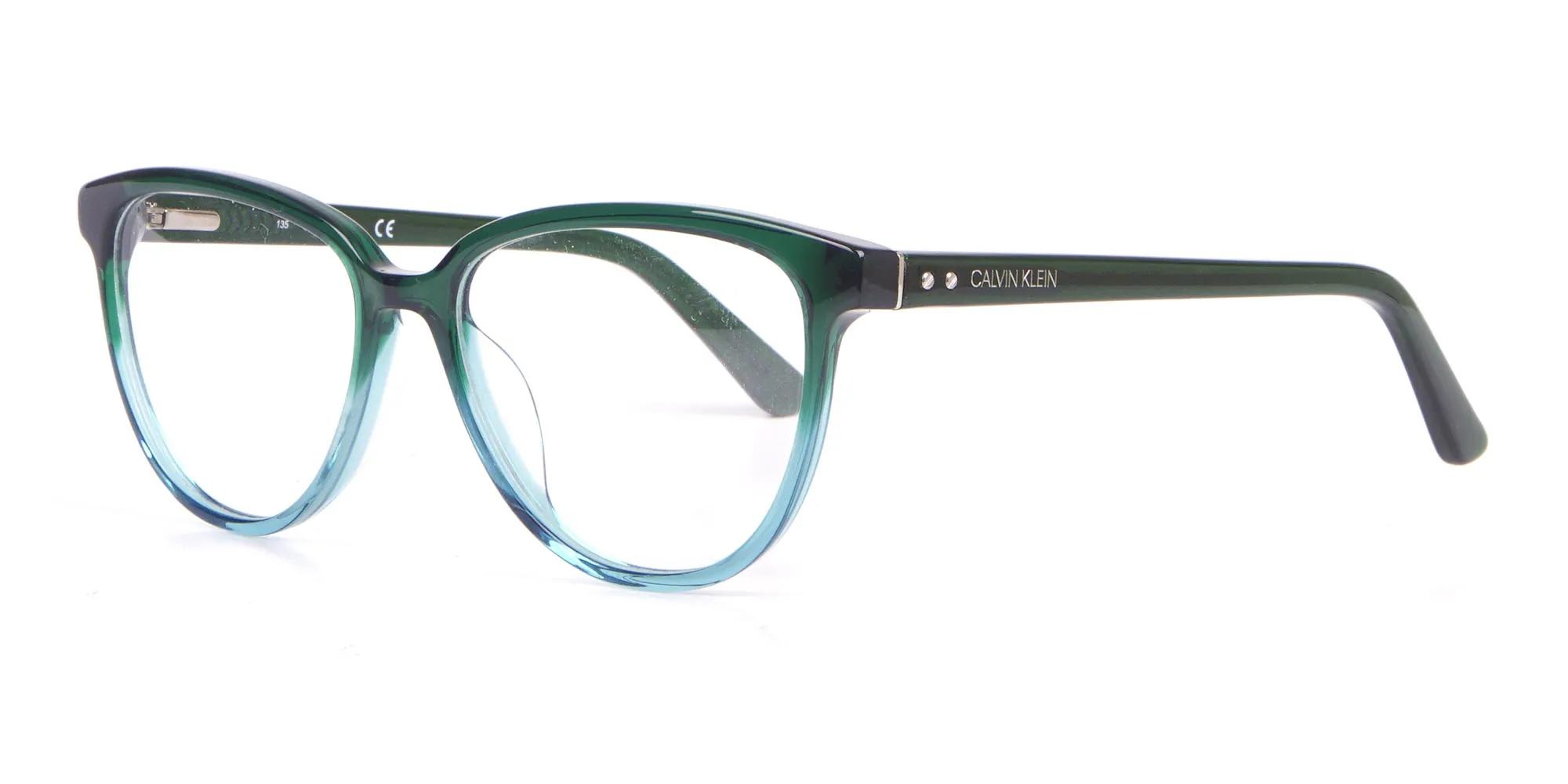 Calvin Klein CK18514 Women Cateye Glasses In Teal Green-2