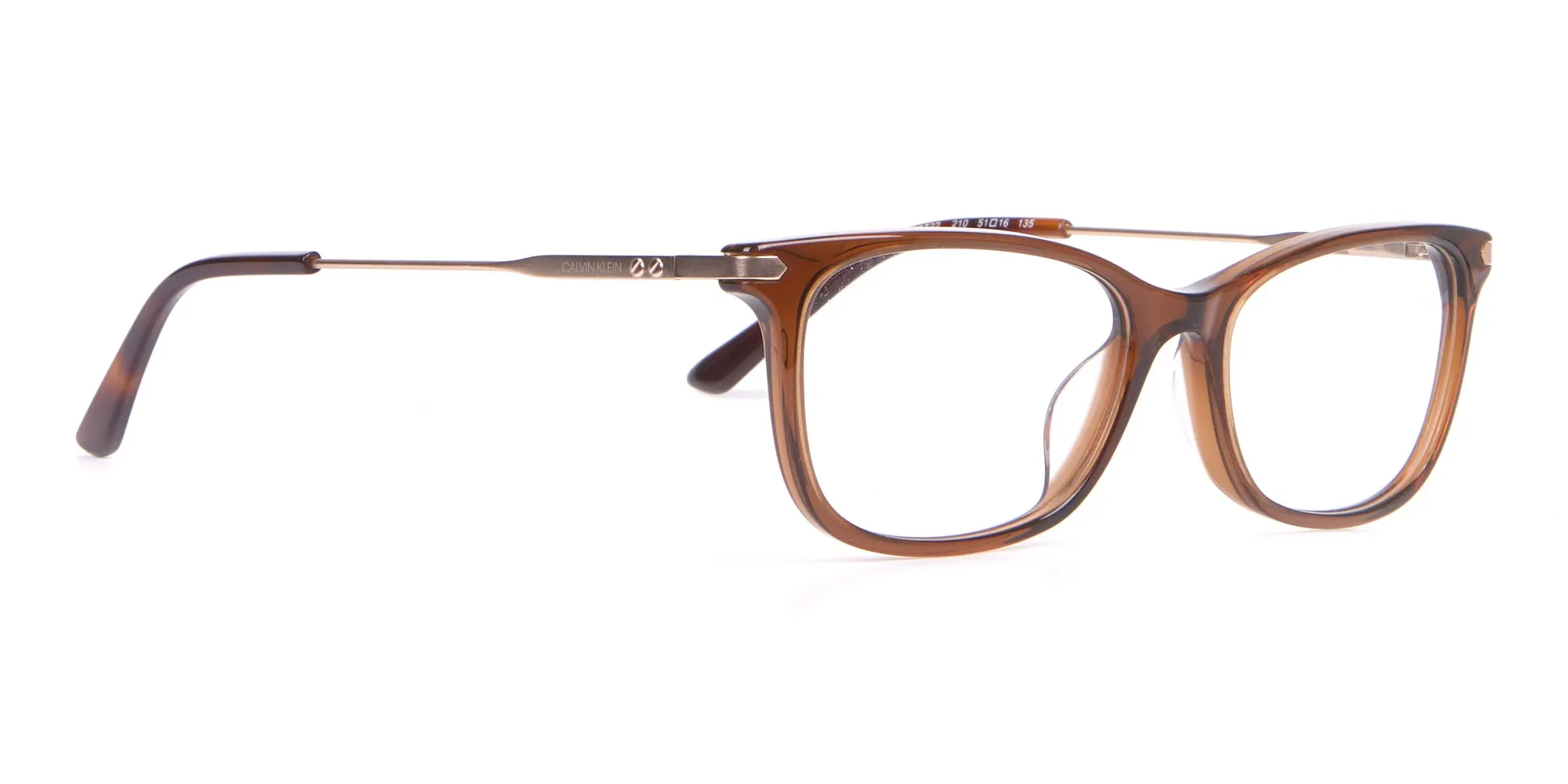 Calvin Klein CK18722 Brown Cat-Eye Rectangular Frame-2