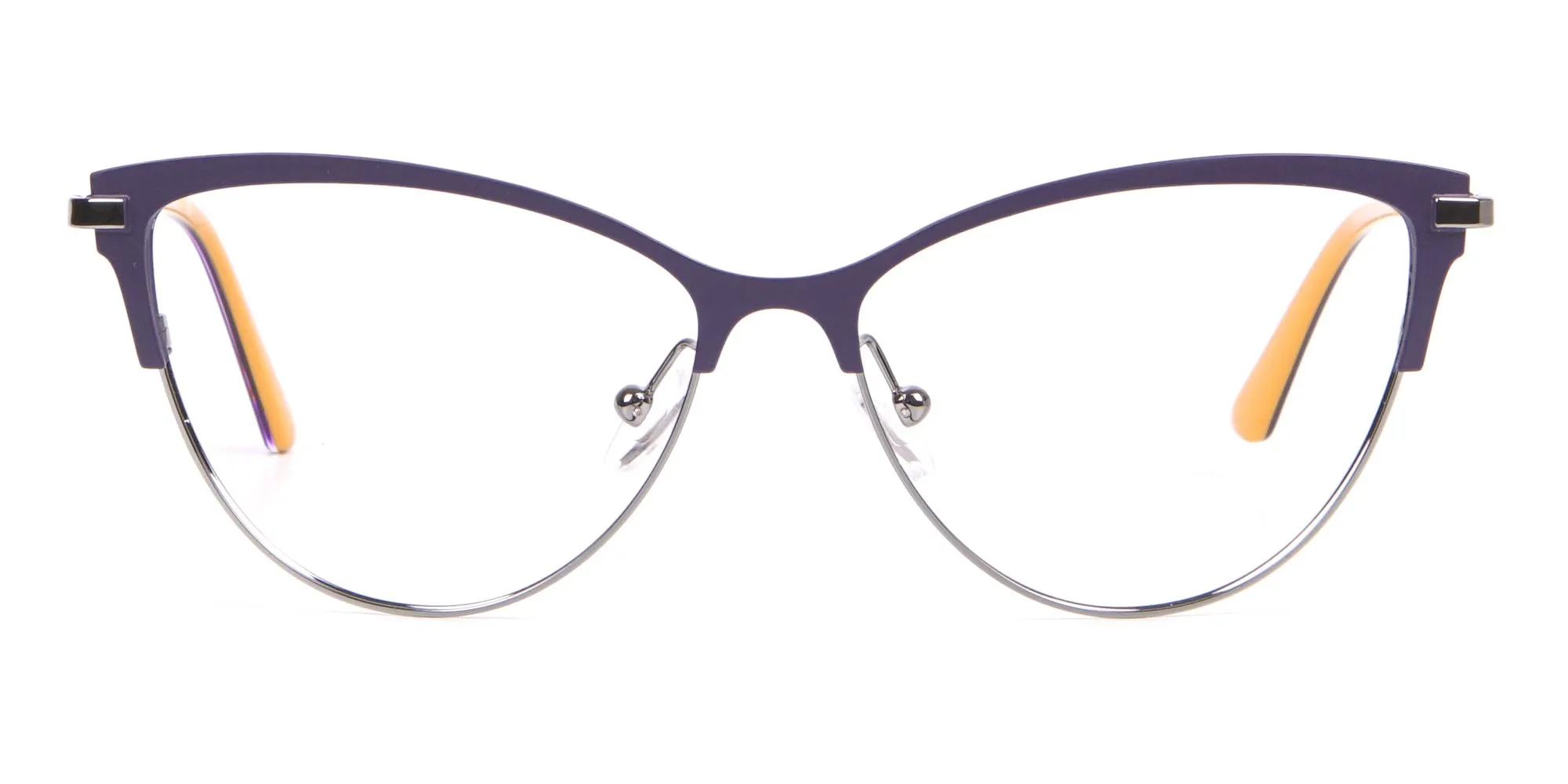 Calvin Klein CK19111 Women Cat-Eye Browline Glasses Purple-2