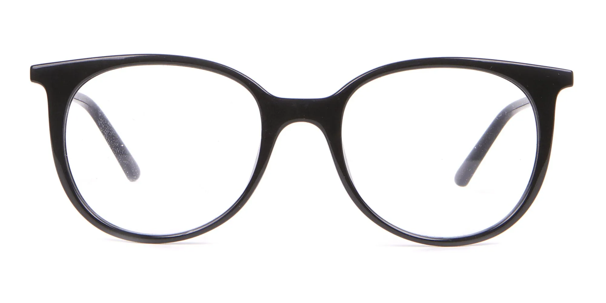 Calvin Klein CK19508 Unisex Black Classic Round Glasses-2