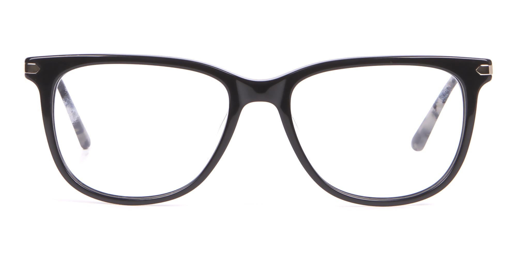 Calvin Klein CK19704 Square Glasses In Glossy Black-1