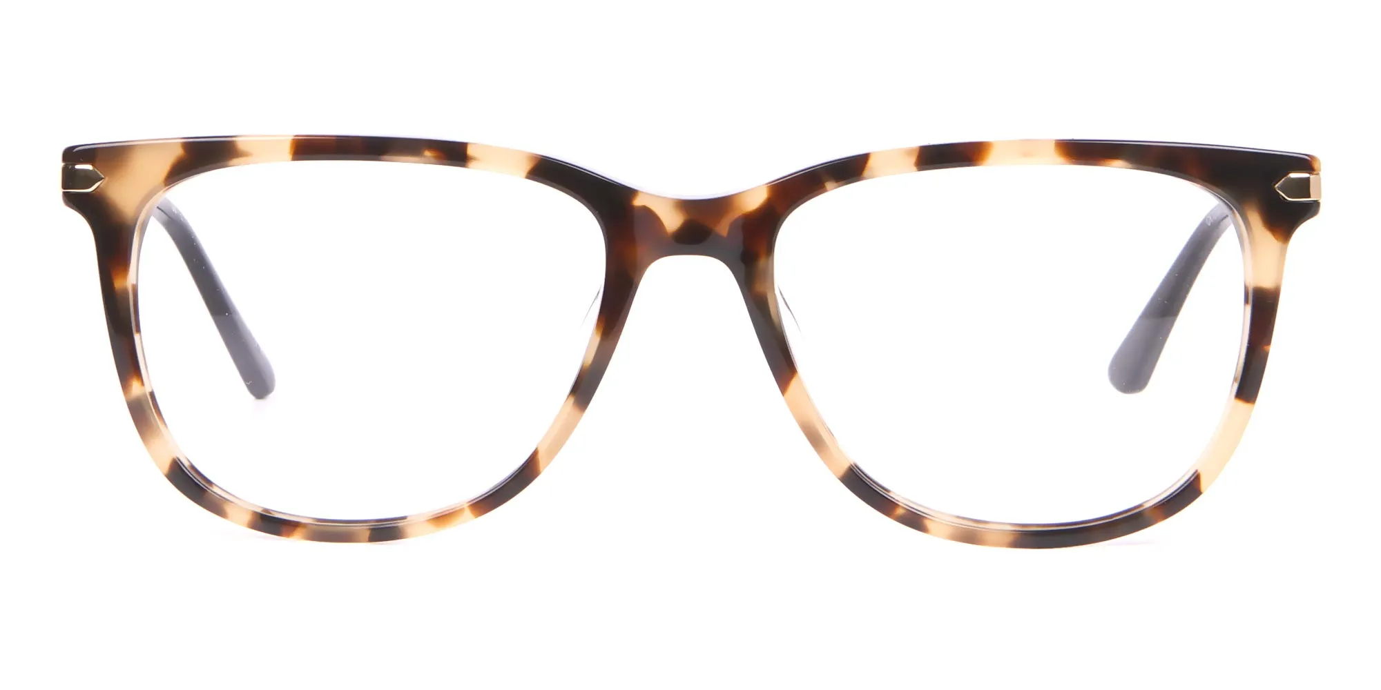 Calvin Klein CK19704 Wayfarer Glasses In Khaki Tortoise-2