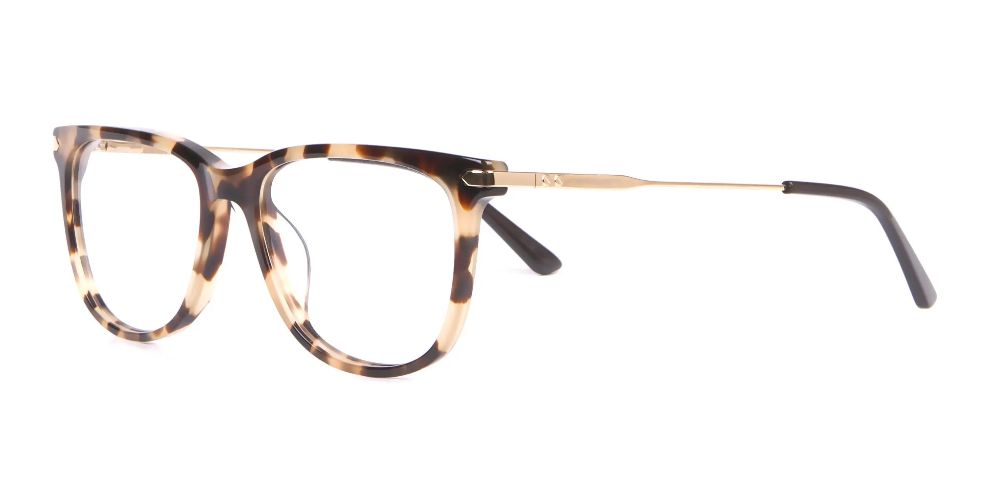 Calvin Klein CK19704 Square Glasses In Khaki Tortoise-2