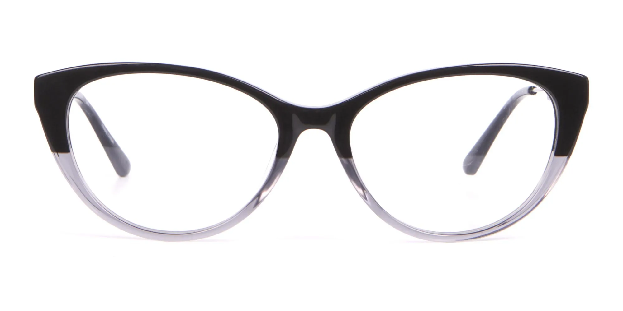 Calvin Klein CK19706 Women Two Tone Cat-Eye Glasses Black-2