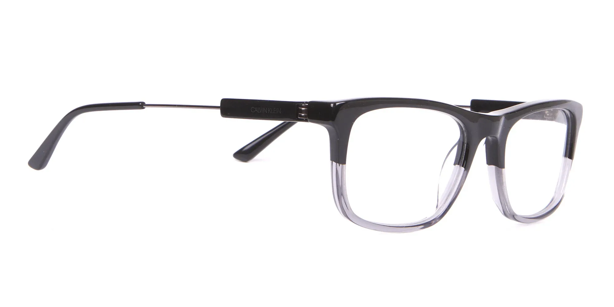 Calvin Klein CK19707 Two-Tone Rectangular Glasses In Black-2