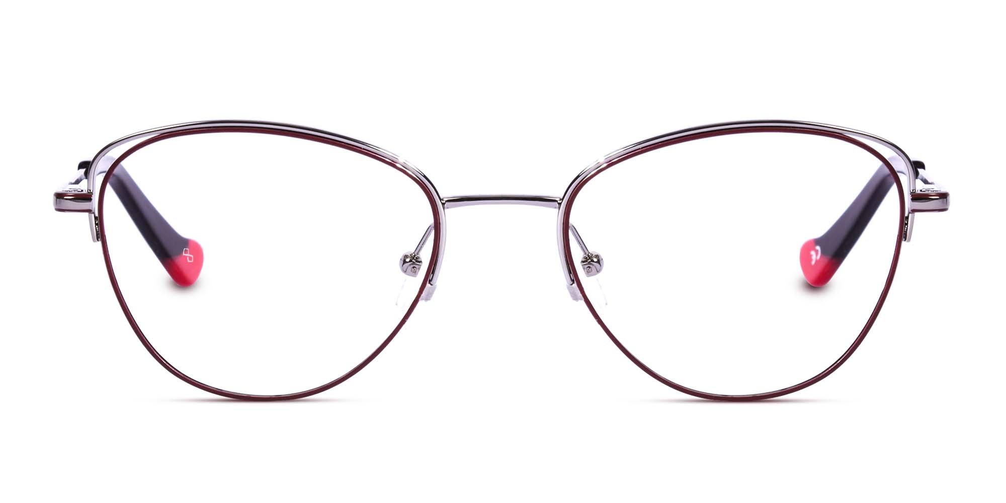 Women`s Eyeglasses Metal Frames-1-1