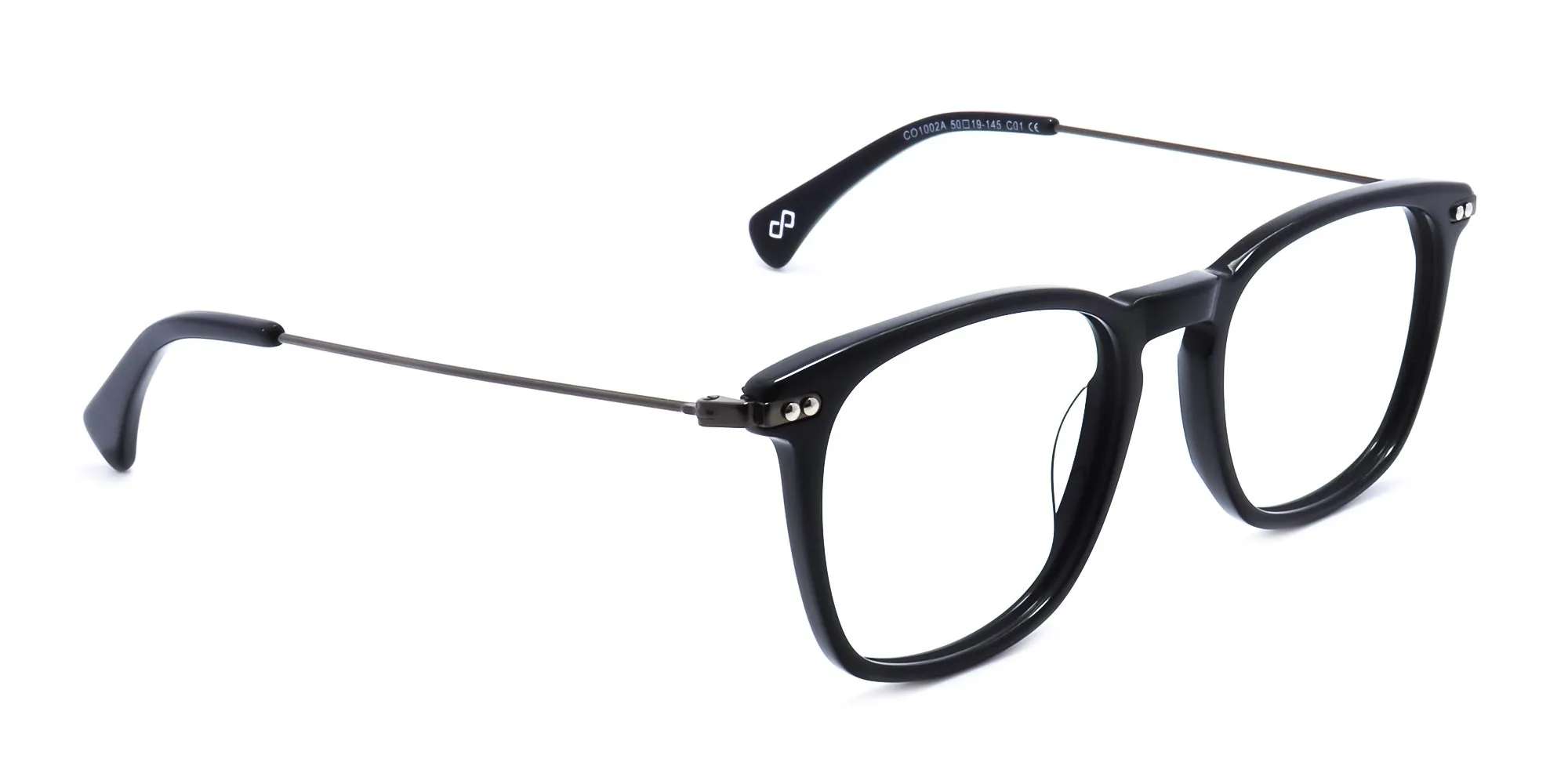 black square rimmed eyeglasses-2