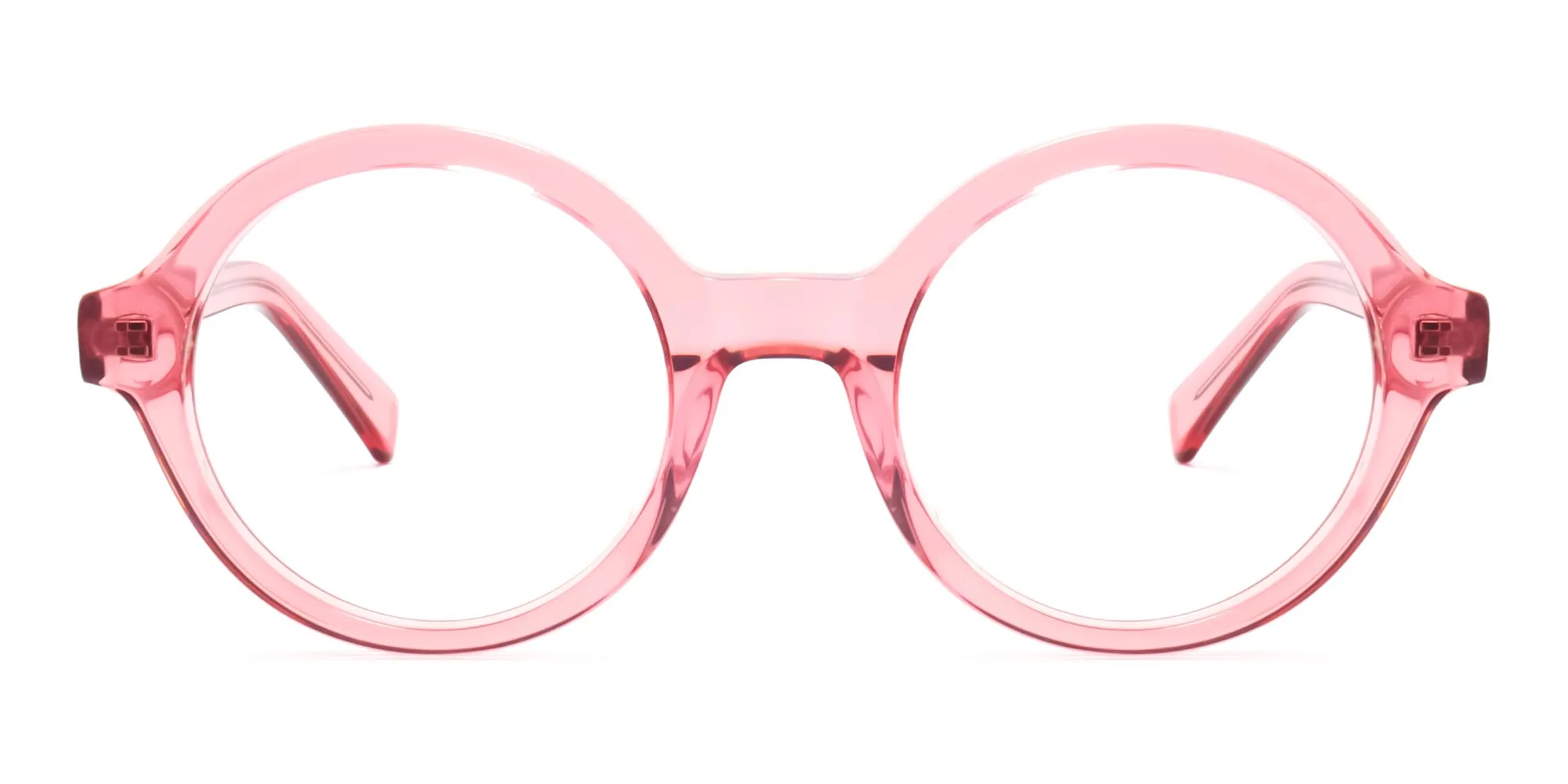 pink circle glasses - 2