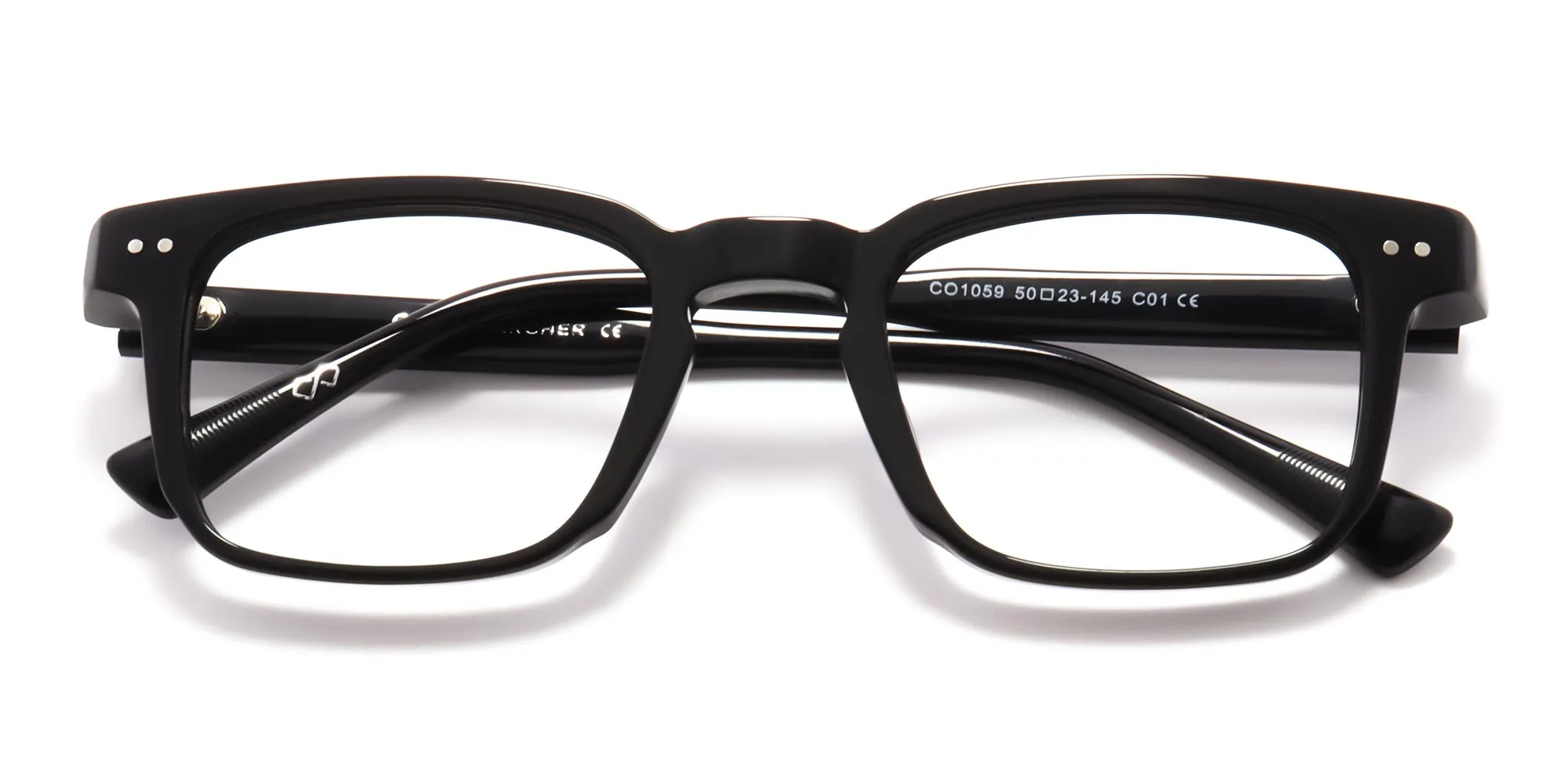 classic square eyeglasses frames -2