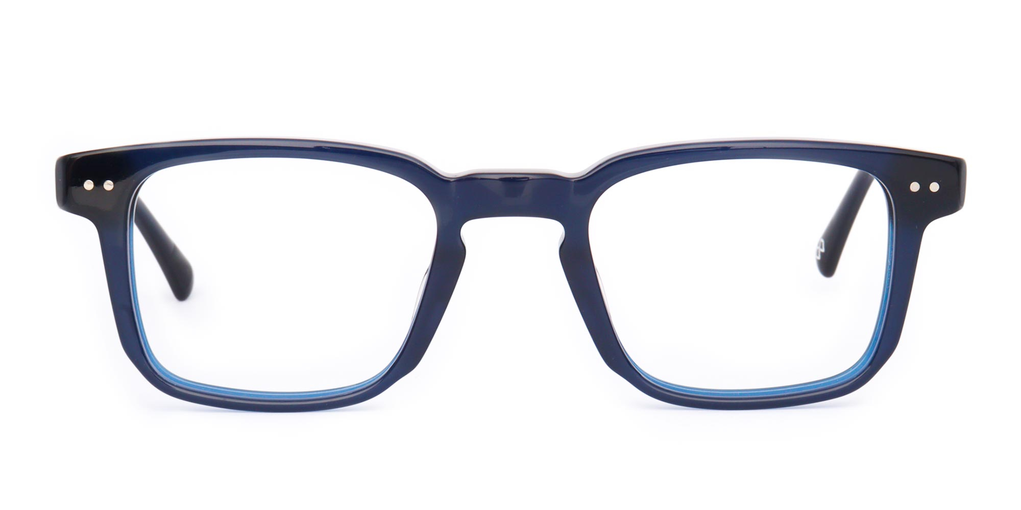 square frame blue light glasses -1