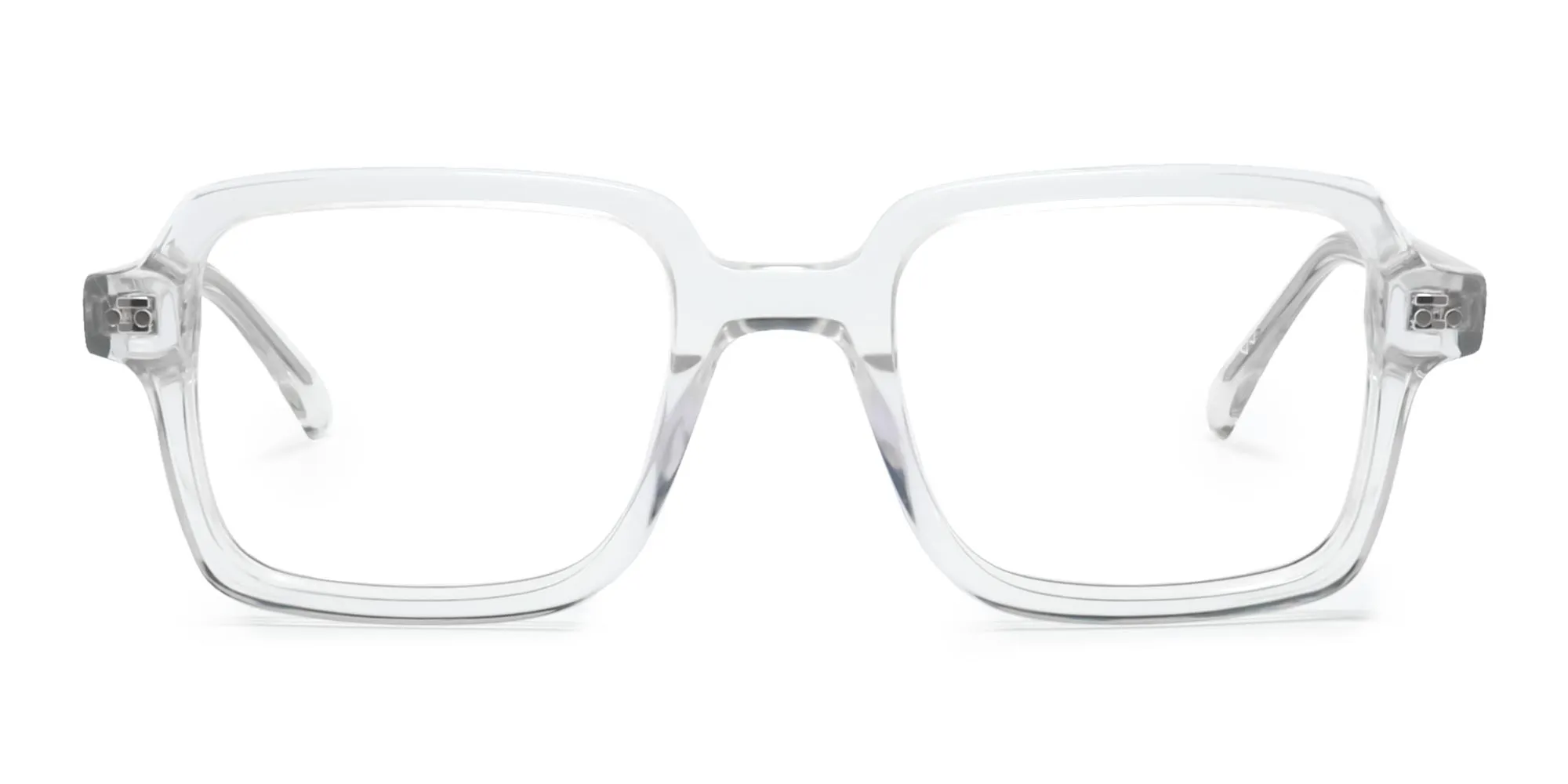 clear square blue light glasses-1