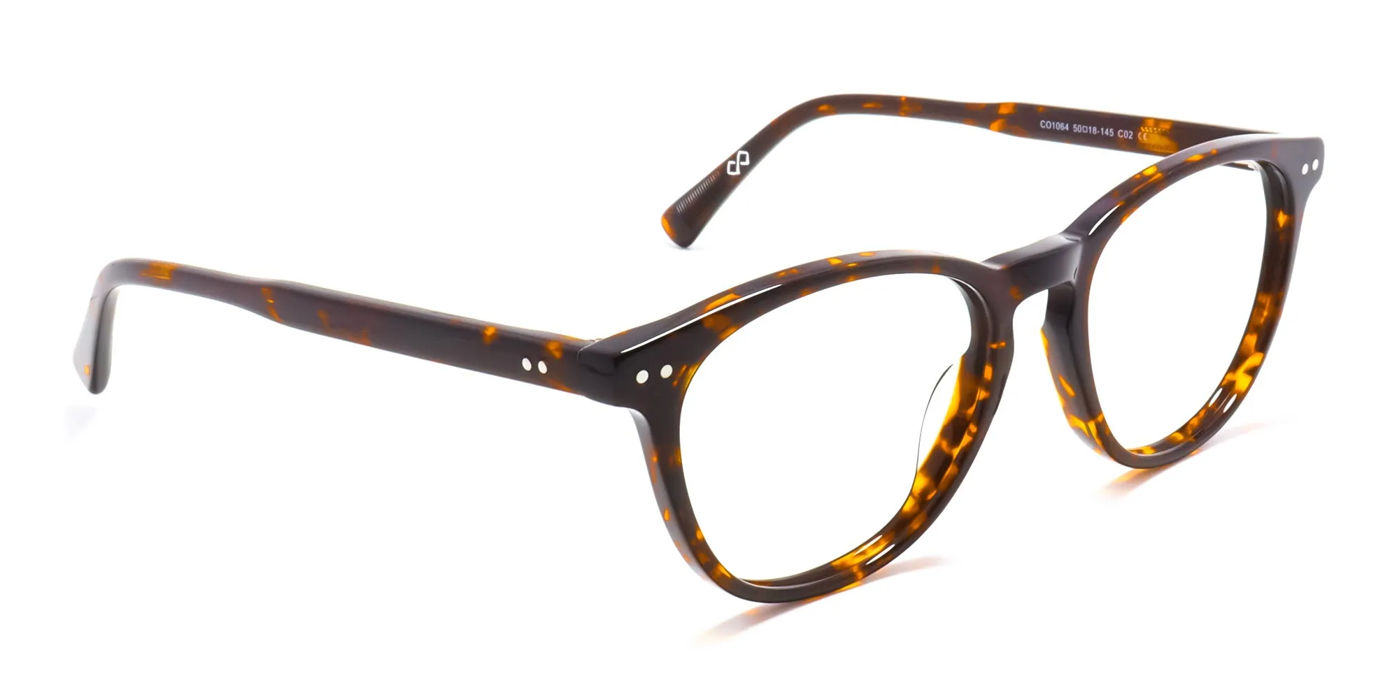 circle tortoise shell glasses-2