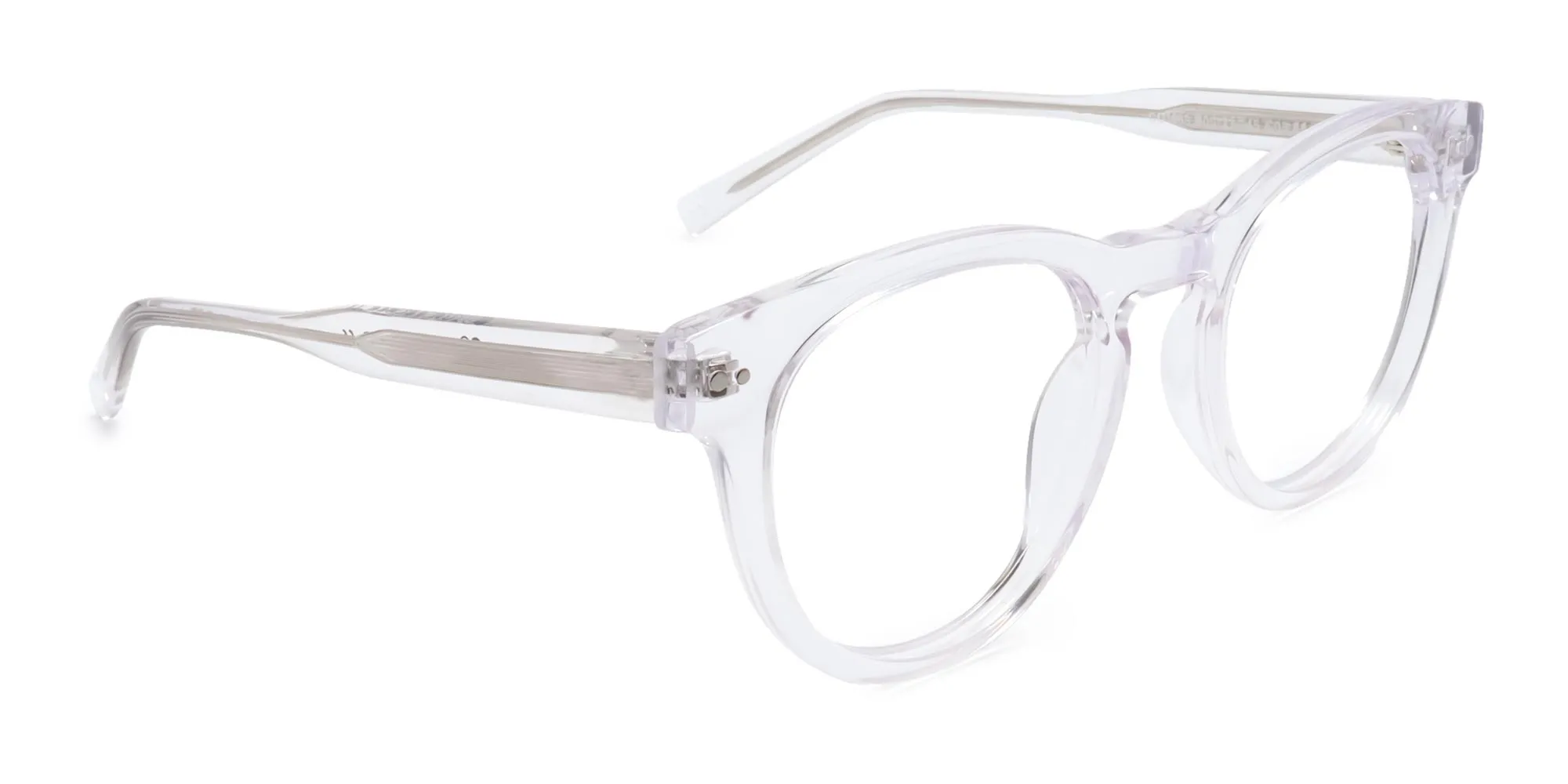 clear frame round full rim glasses-2