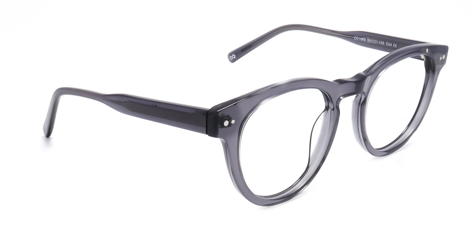 grey round acetate full rim glasses-2