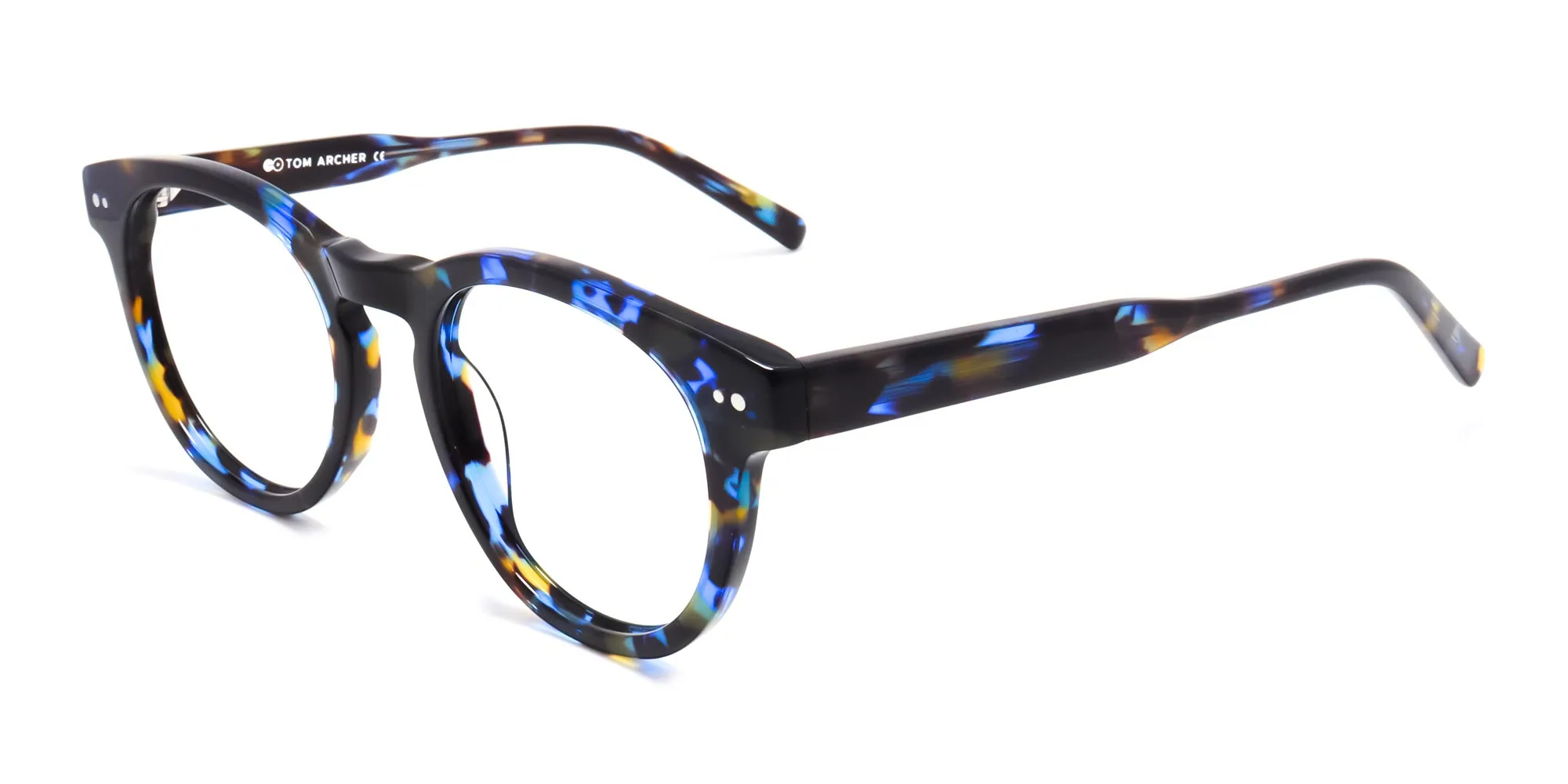 Blue Tortoise shell Glasses Frames-2