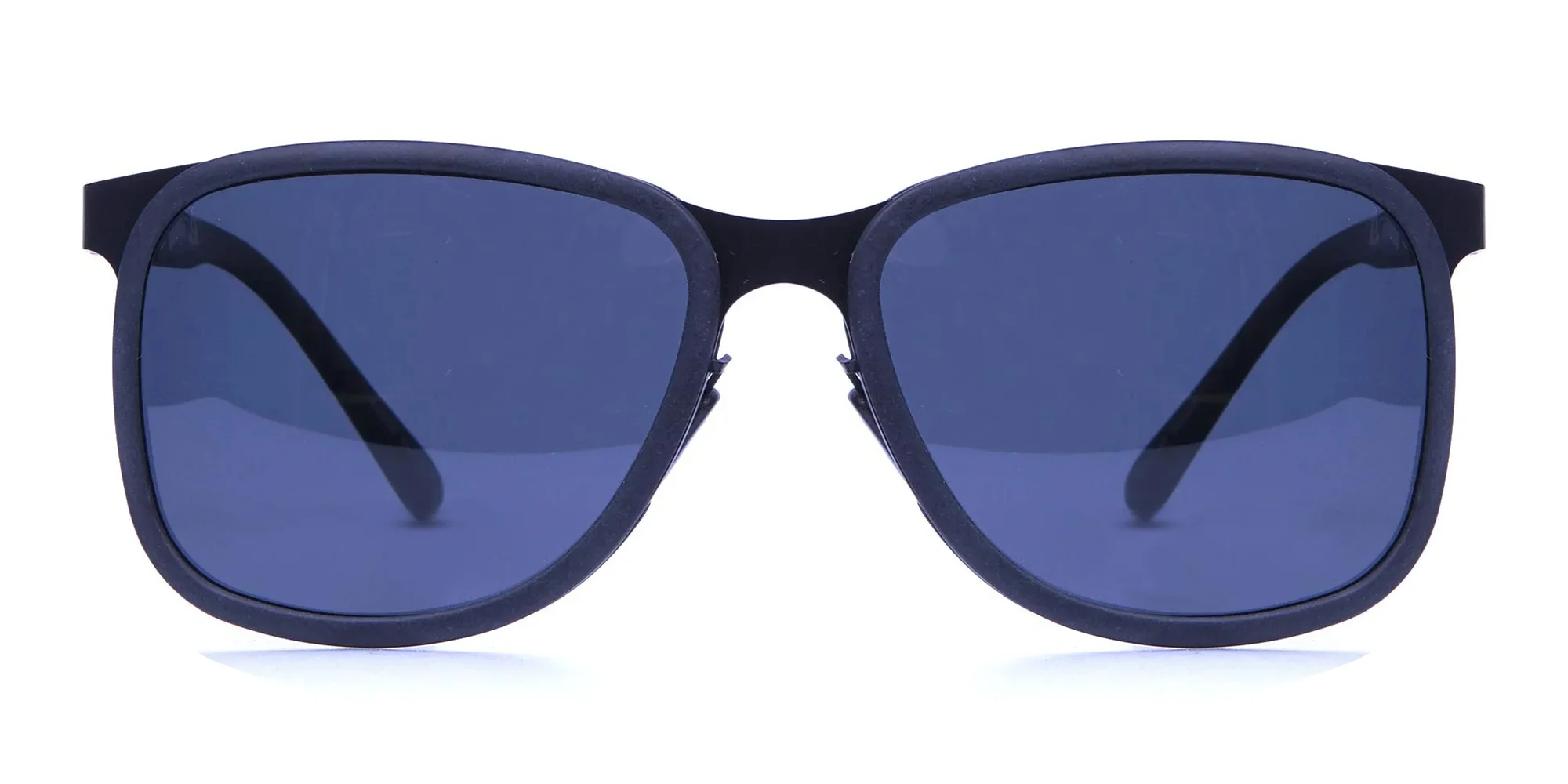 Subtle Black Square Sunglasses -1