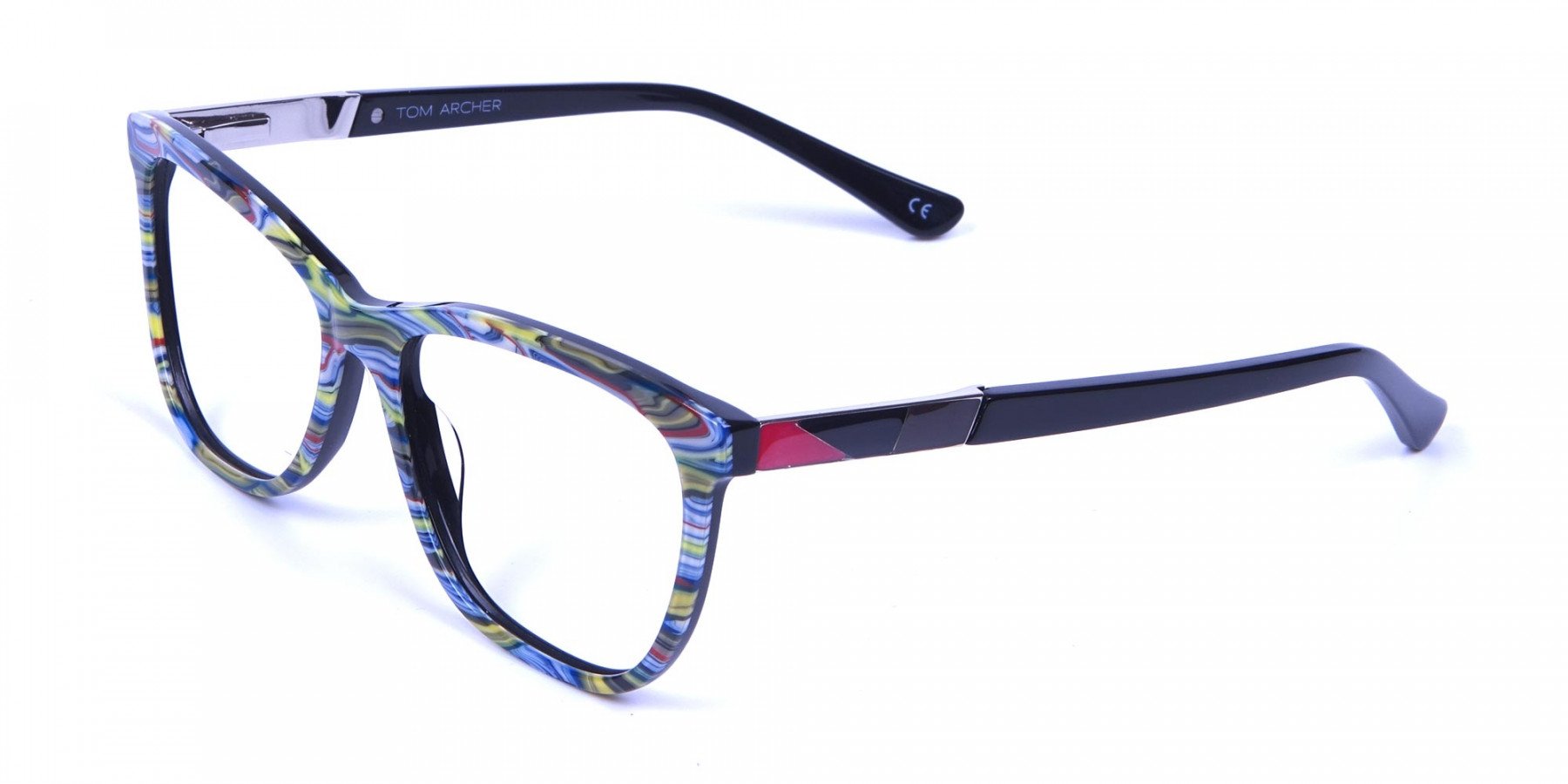 Green and Blue Oversized Glasses for Men and Women
