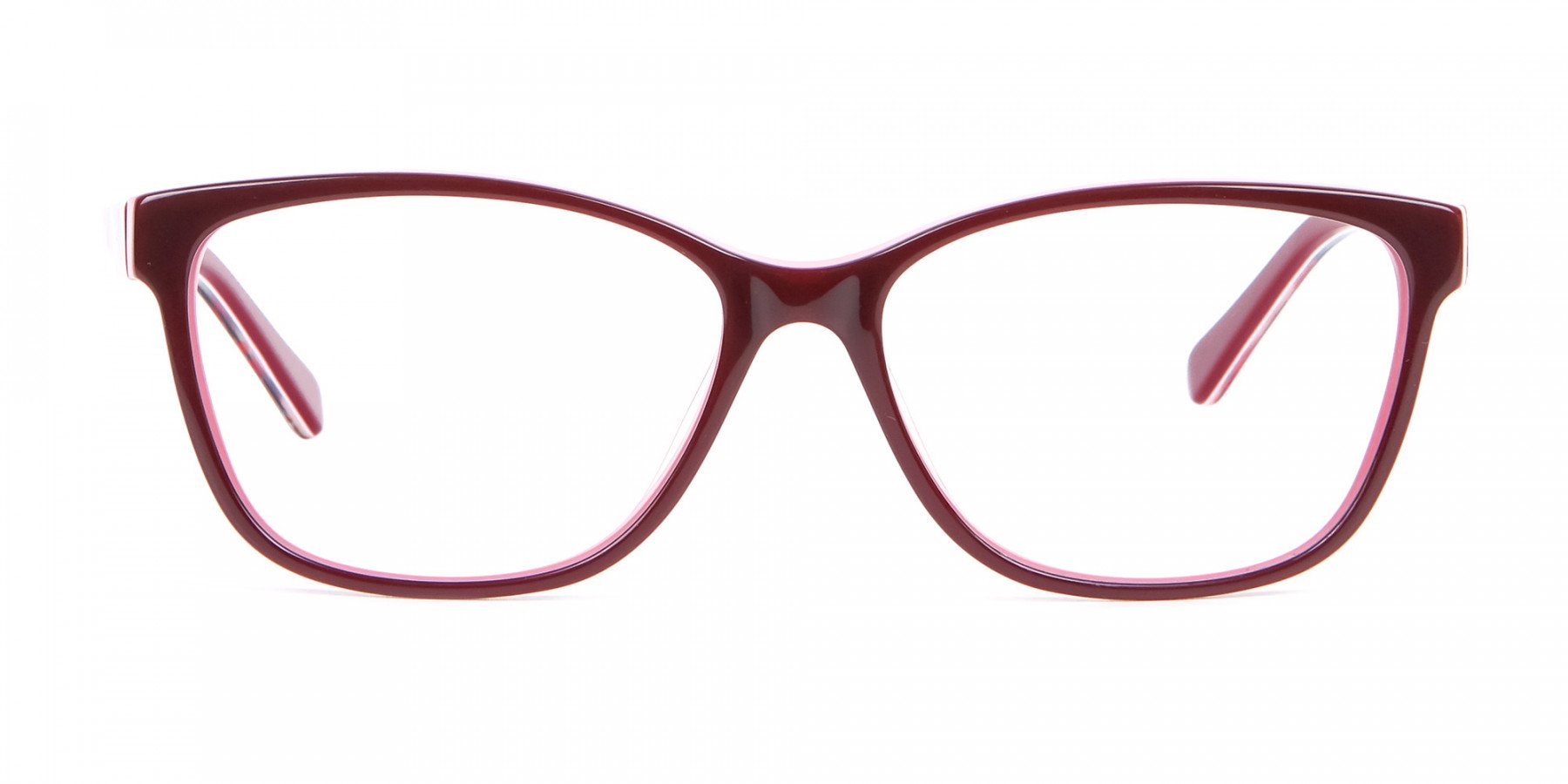 Two-tone Red Glasses for All Occasions-1