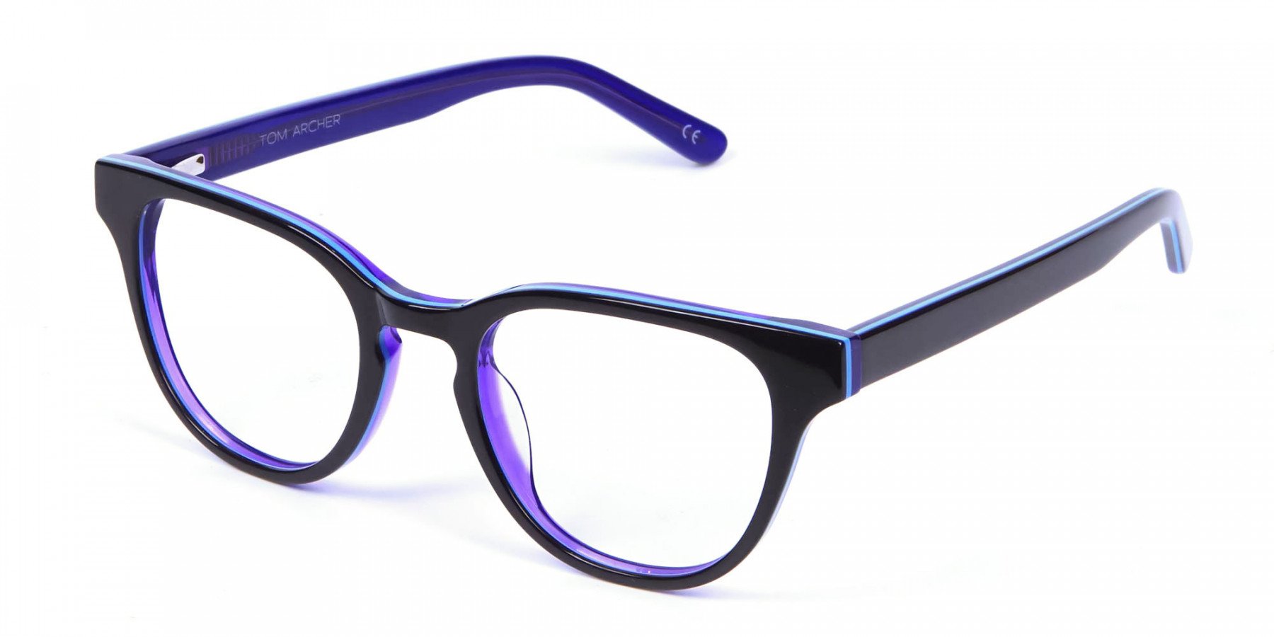 Black and Purple Frame for Small Face