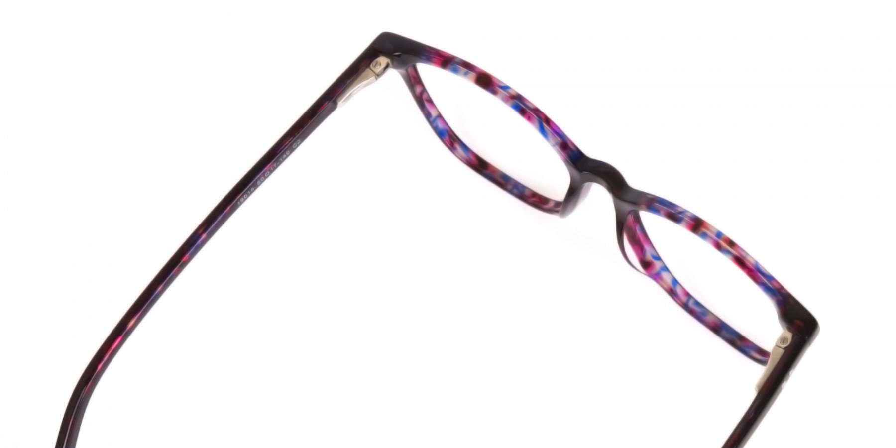 Purple Tortoise Wayfarer Acetate Eyeglasses-1