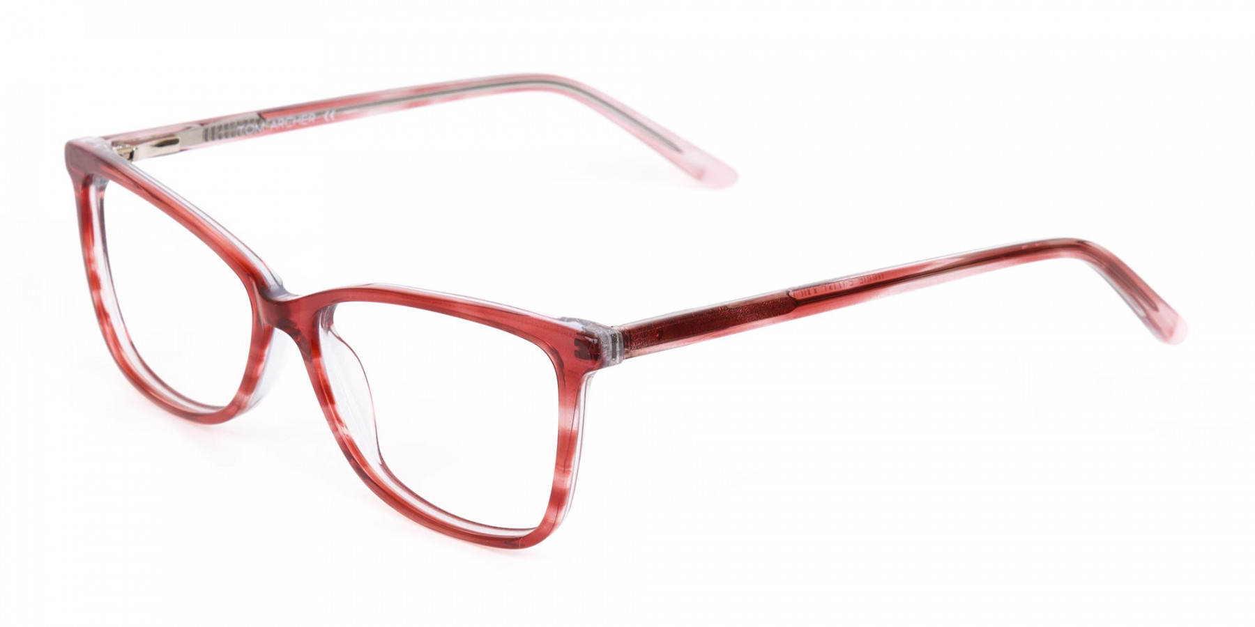 MELLOR 2 - Translucent Rose Red Cat Eye Glasses Women